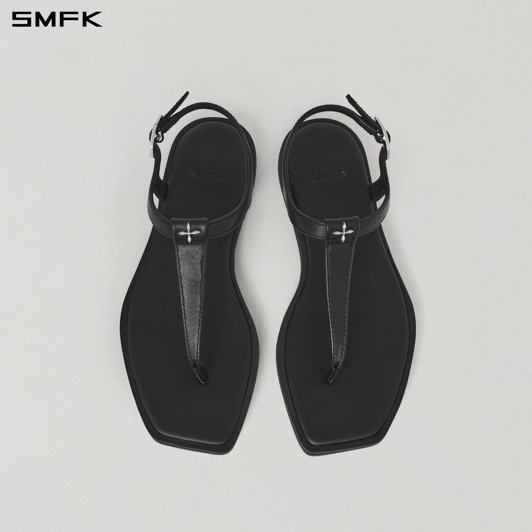 SMFK Mirage Prism Classical Leather Sandal | MADAX