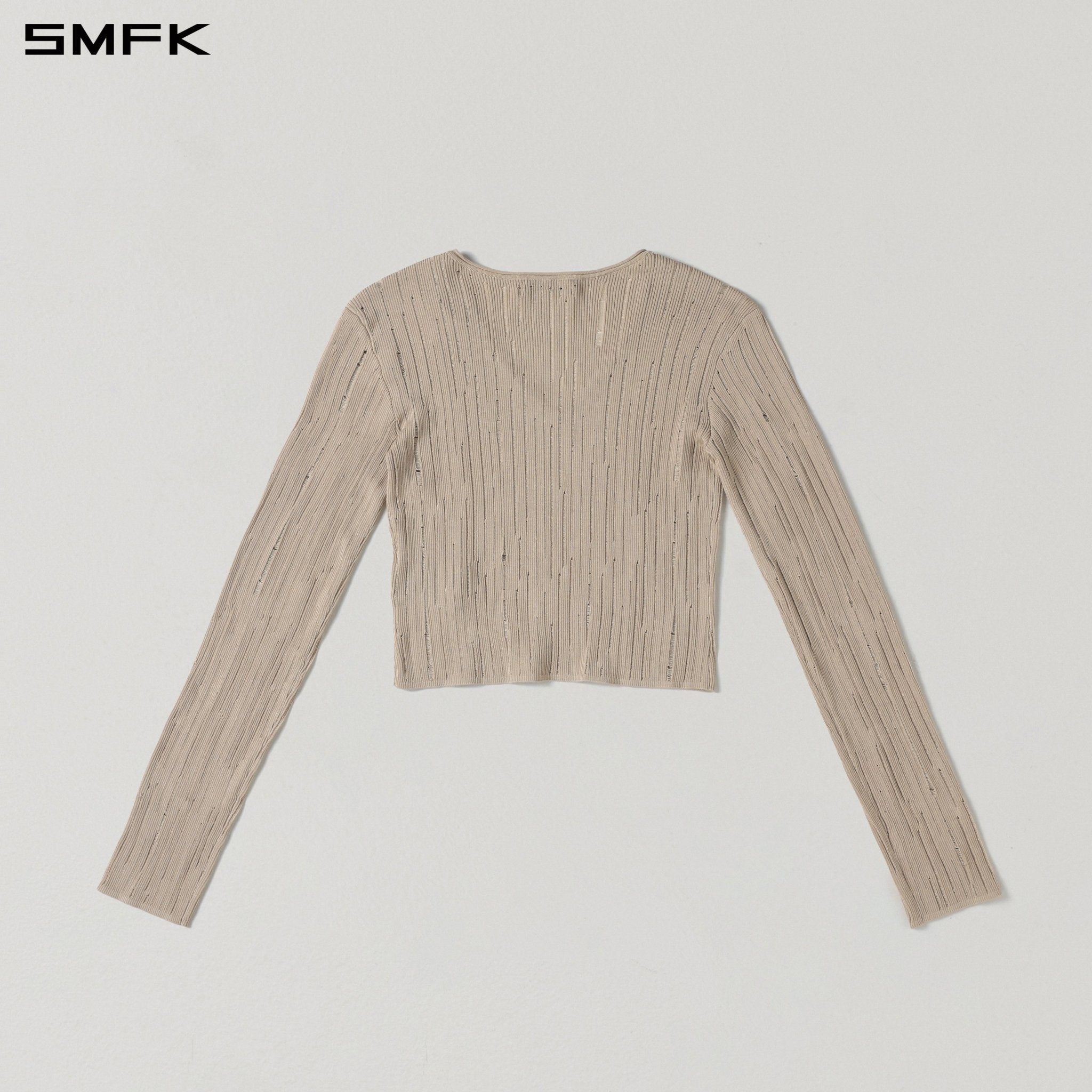 SMFK Mirage Siren Visional Knit Short Pullover in Skin Tone | MADAX