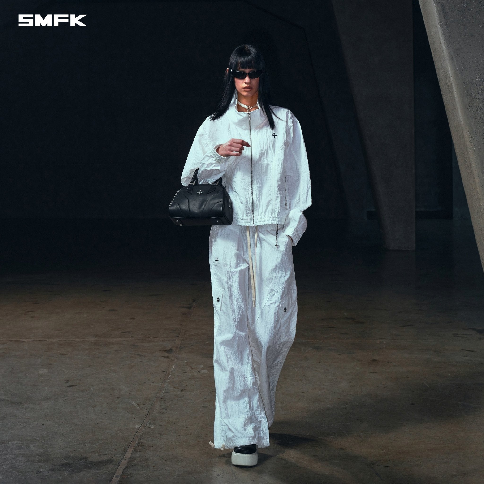 SMFK Mirage Tower Sports Pants In Cloud White | MADAX