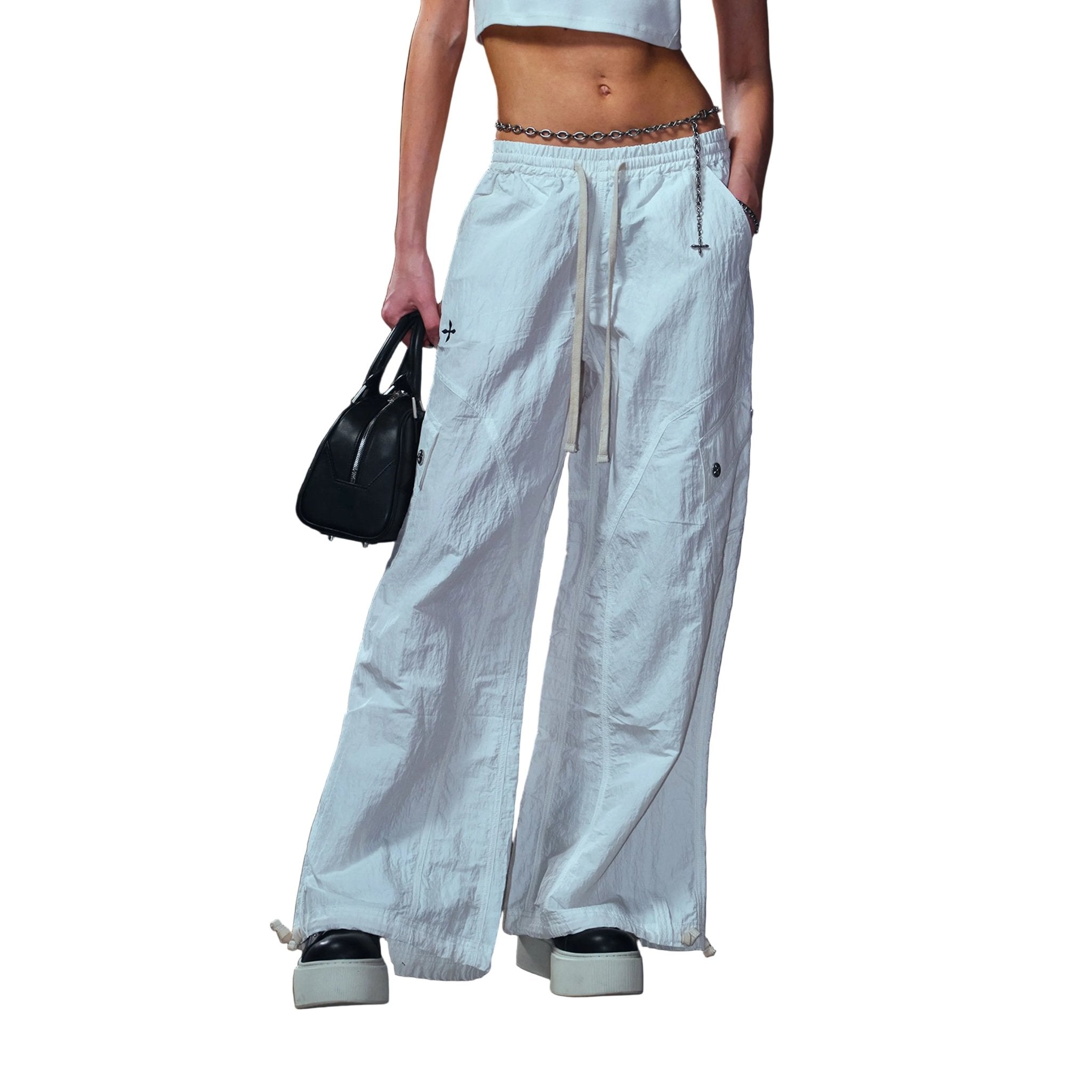 SMFK Mirage Tower Sports Pants In Cloud White | MADAX