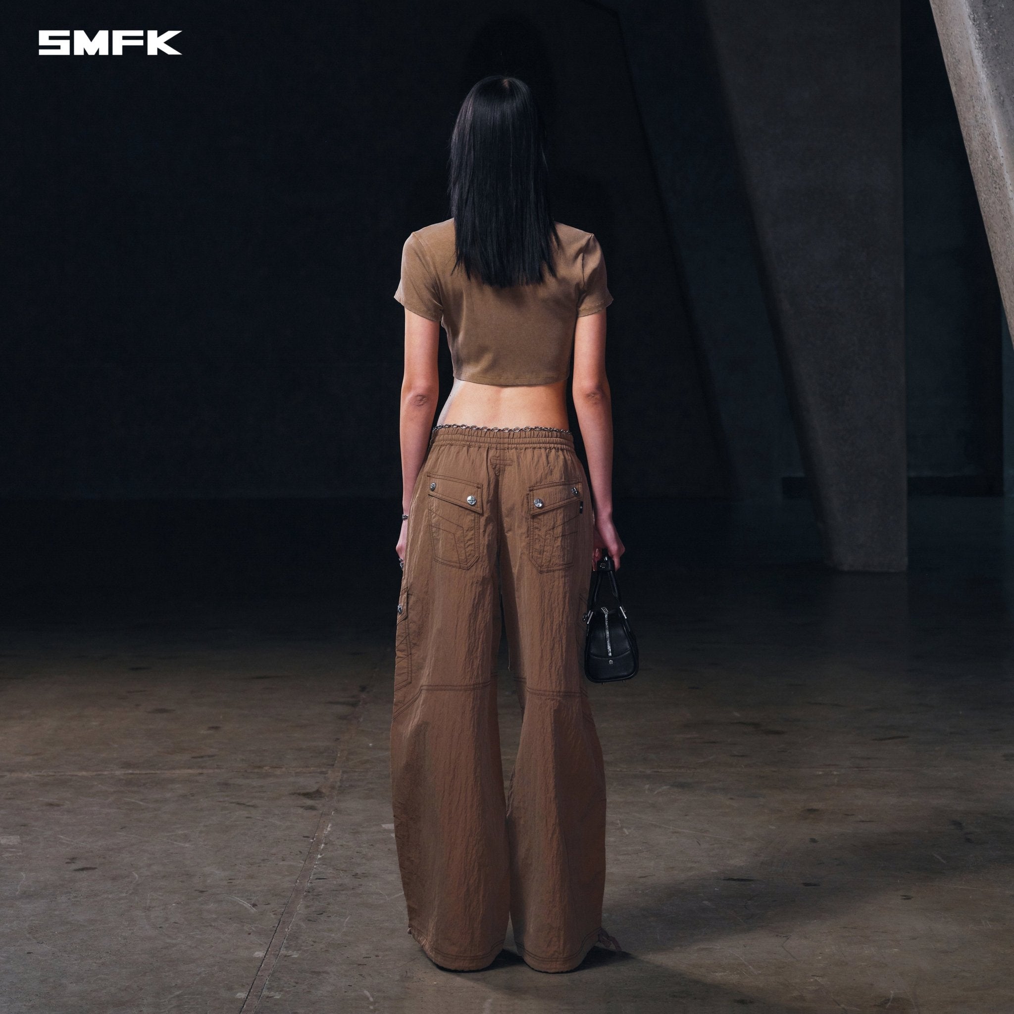 SMFK Mirage Tower Sports Pants In Shadow Brown | MADAX