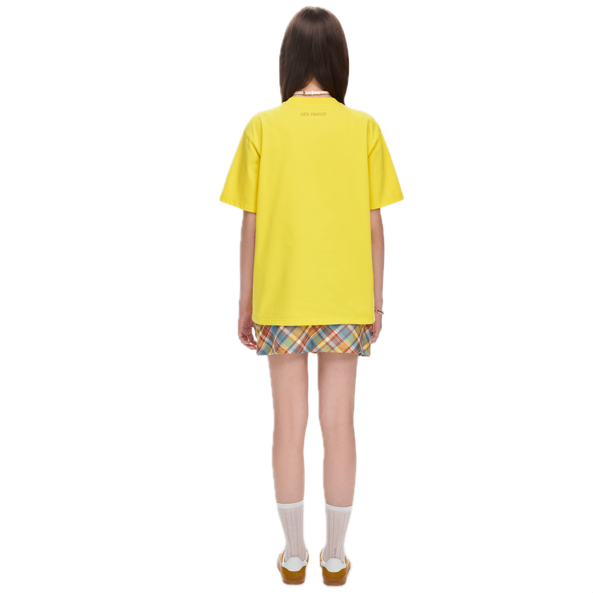 13DE MARZO Monkey Bear Doll Banana Short Sleeve in Yellow | MADAX
