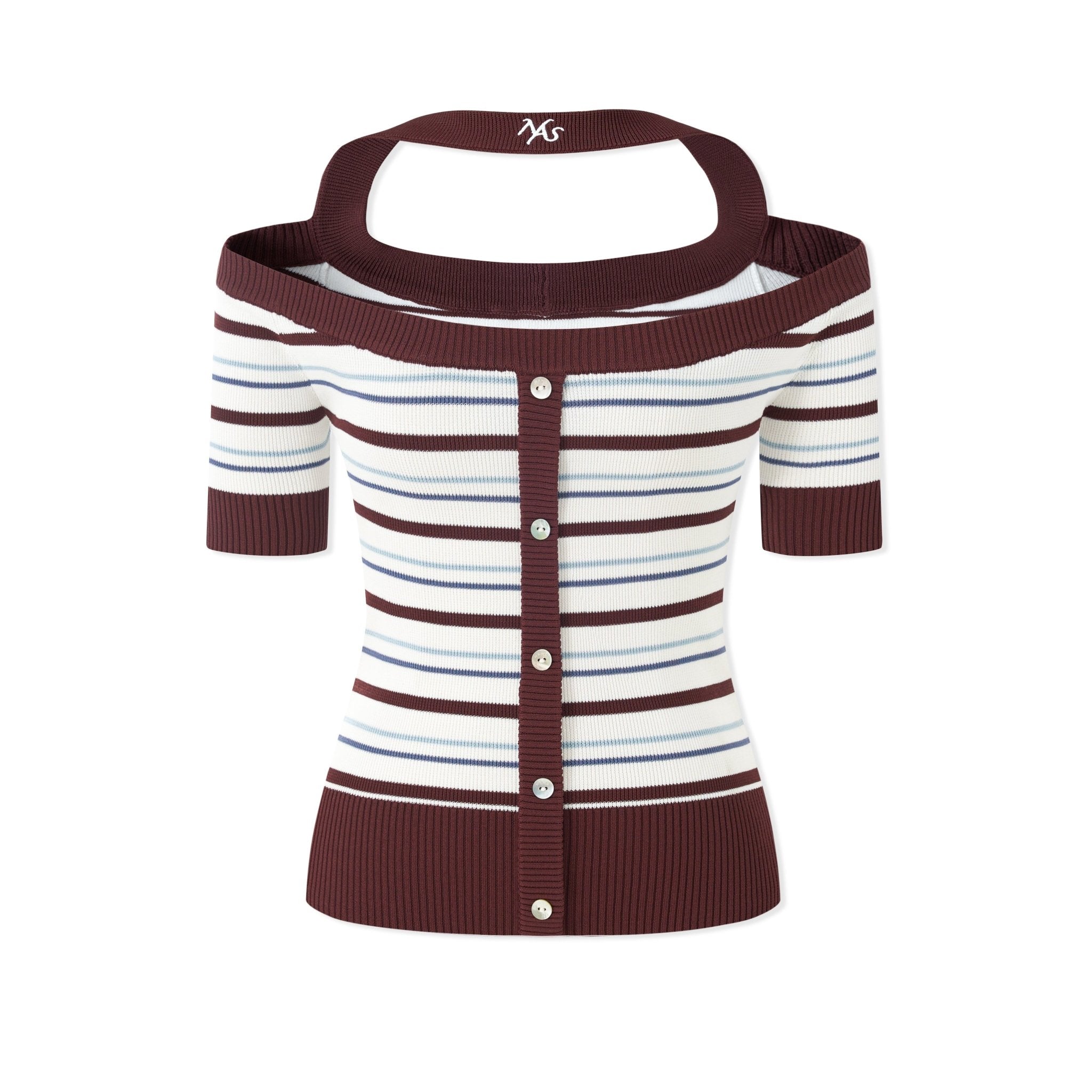 NAWS Mousse Tee in Truffle White | MADAX