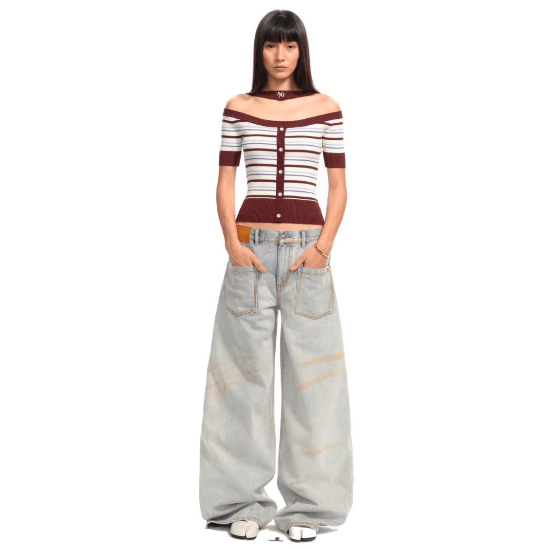 NAWS Mousse Tee in Truffle White | MADAX