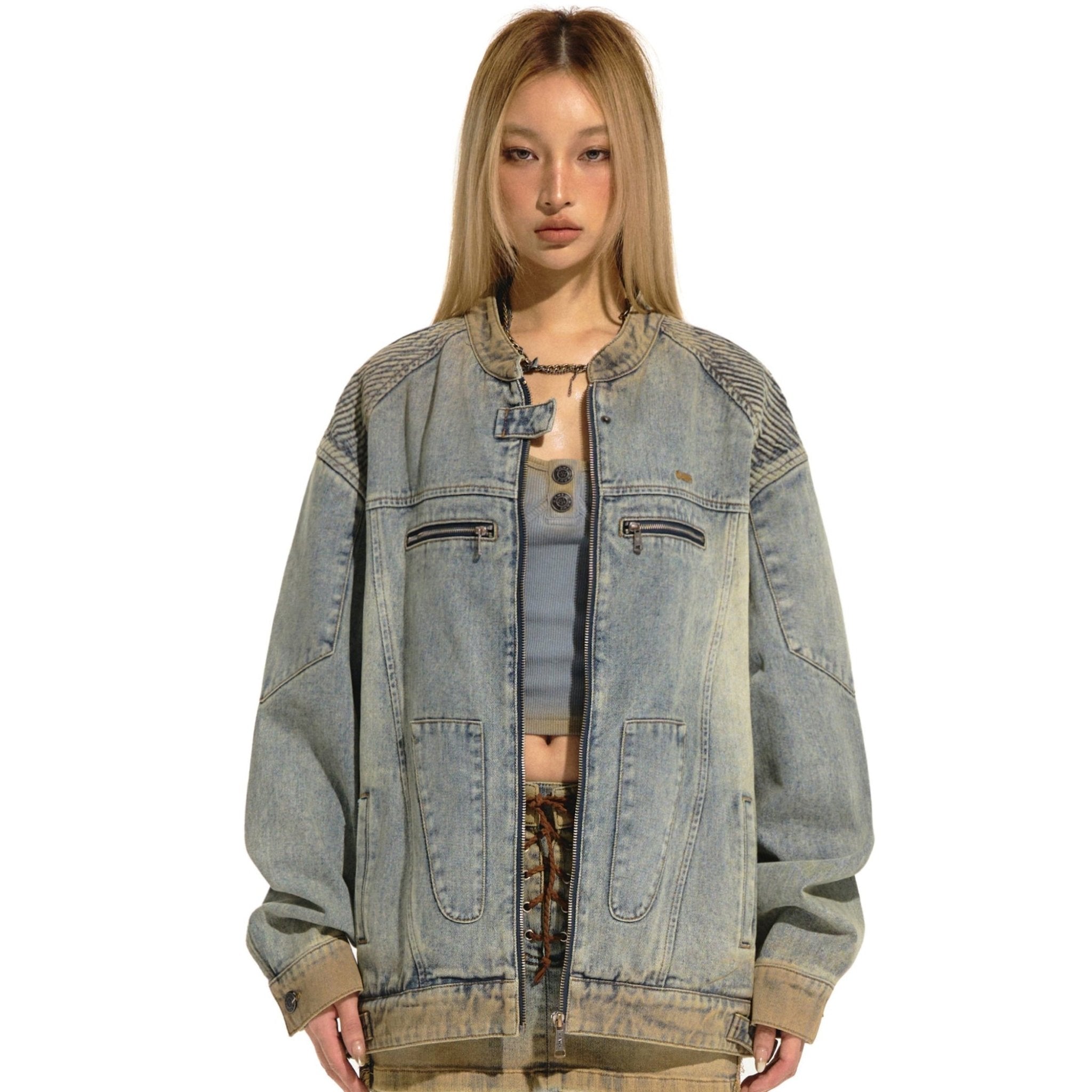 NAWS Mud Biker Denim Jacket | MADAX