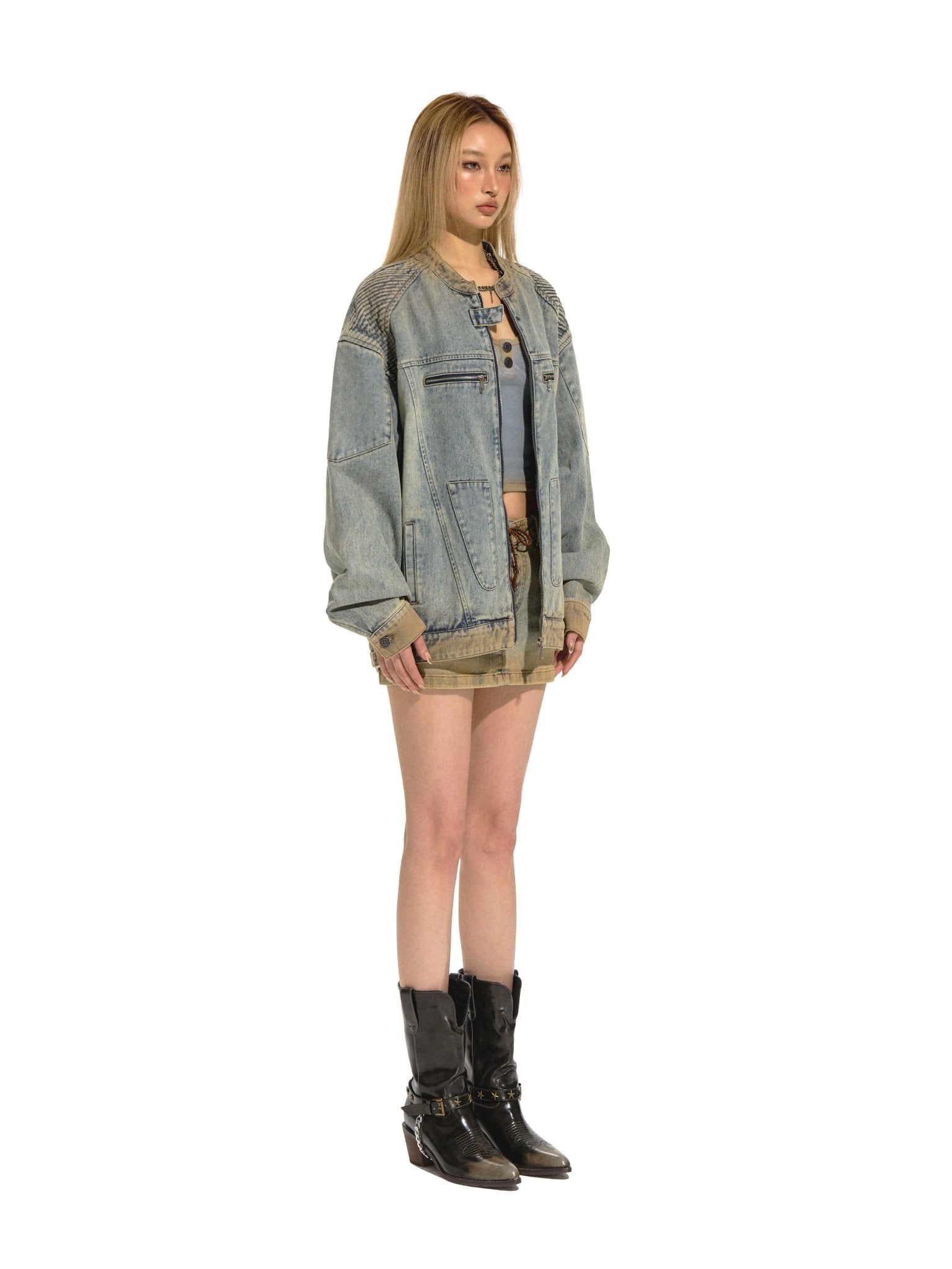 NAWS Mud Biker Denim Jacket | MADAX