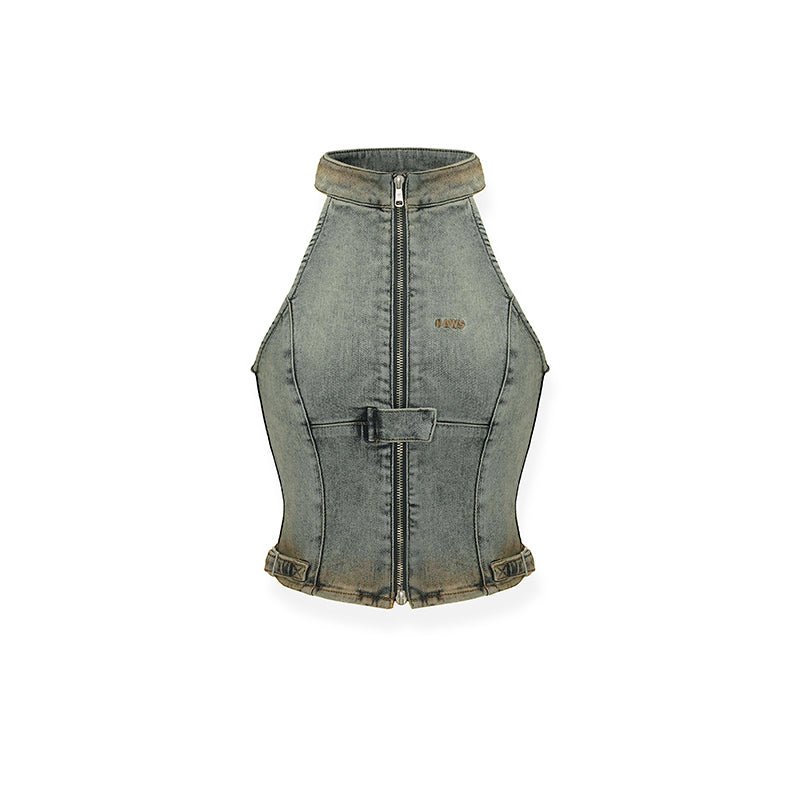 NAWS Mud Biker Denim Vest | MADAX