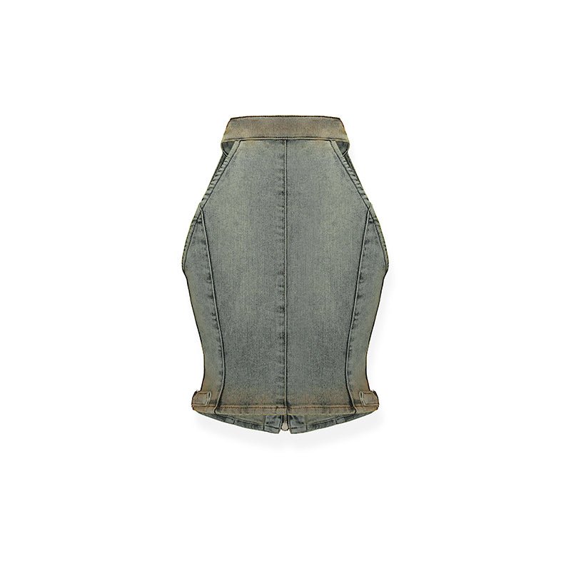 NAWS Mud Biker Denim Vest | MADAX