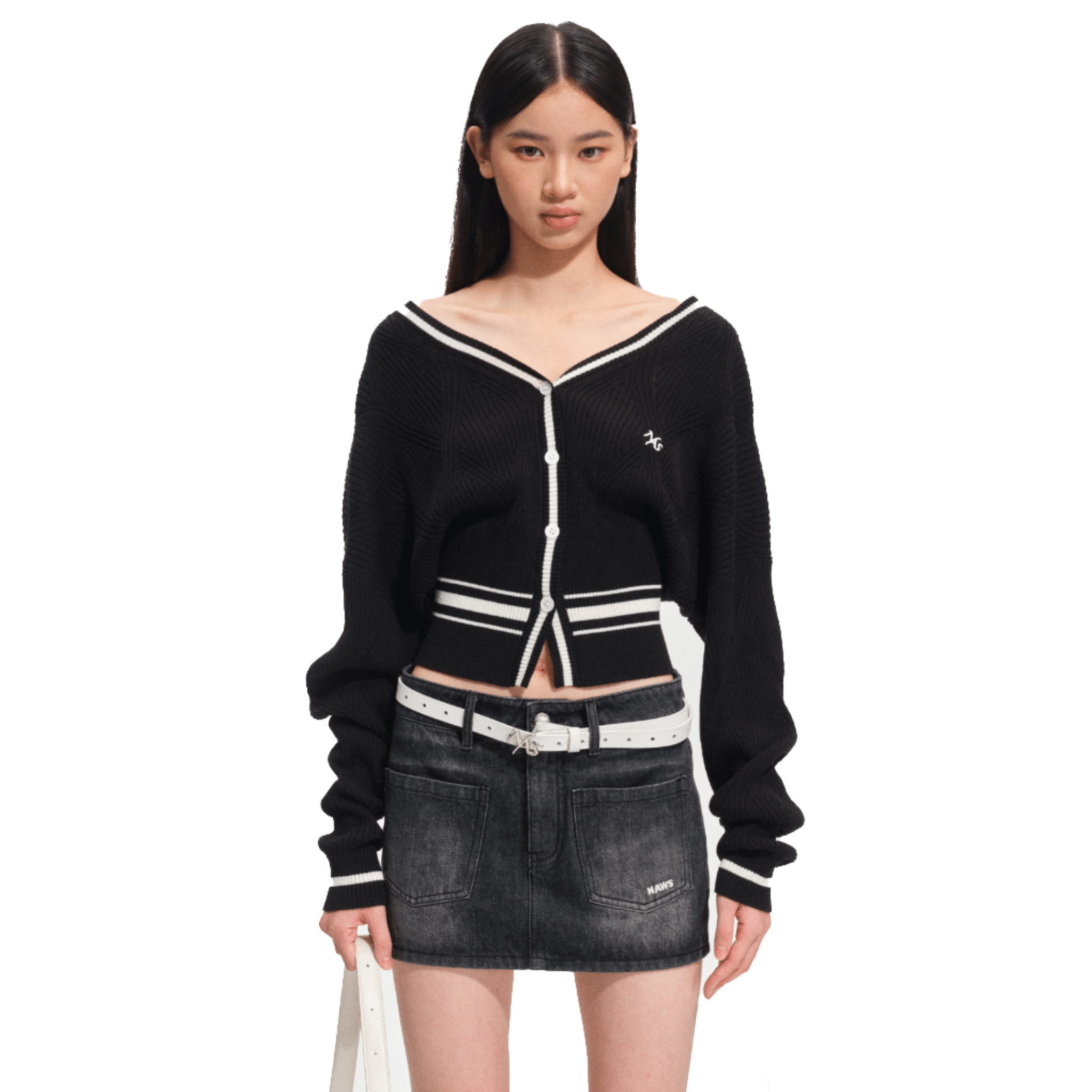 NAWS Newport Resort Knitwear in Black | MADAX