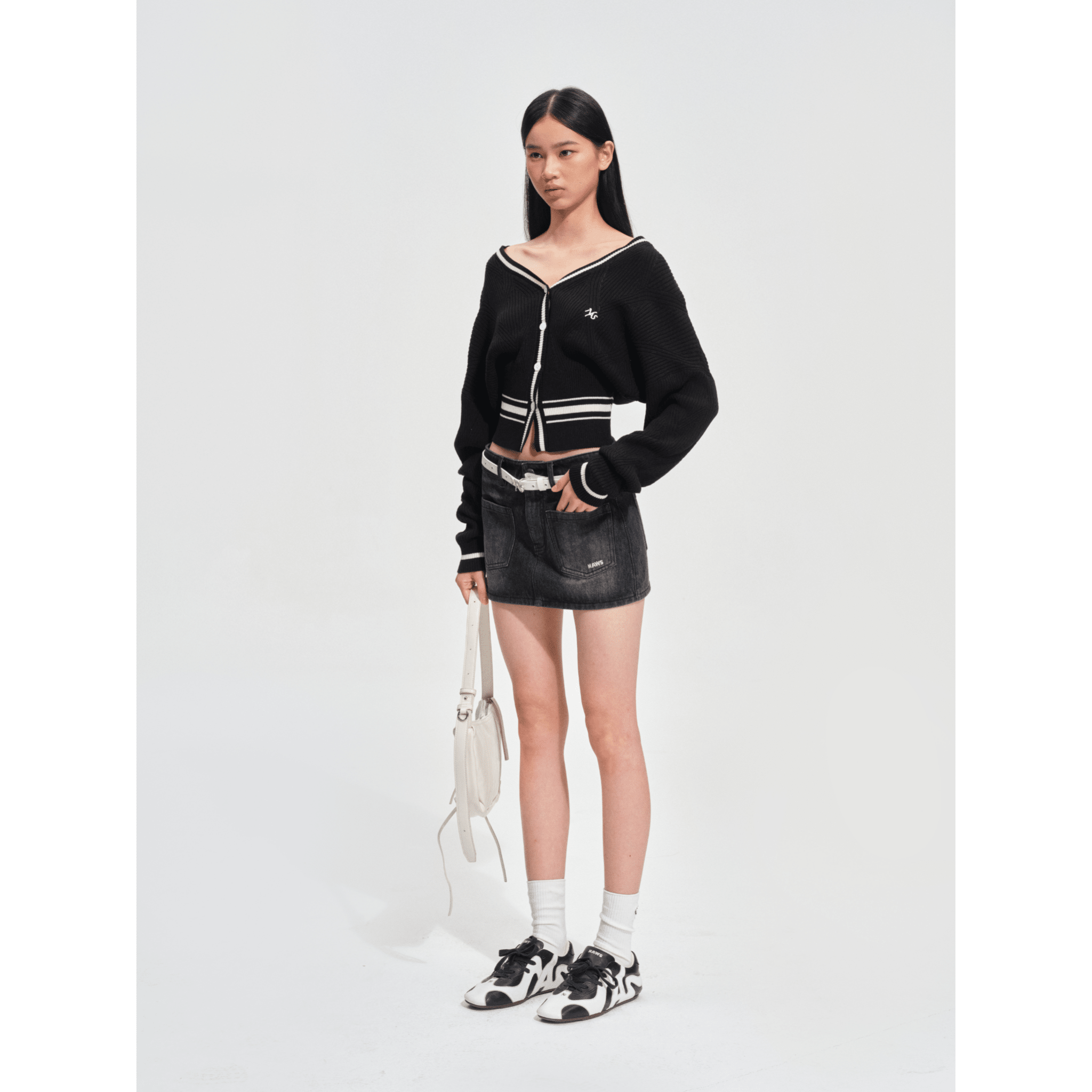 NAWS Newport Resort Knitwear in Black | MADAX