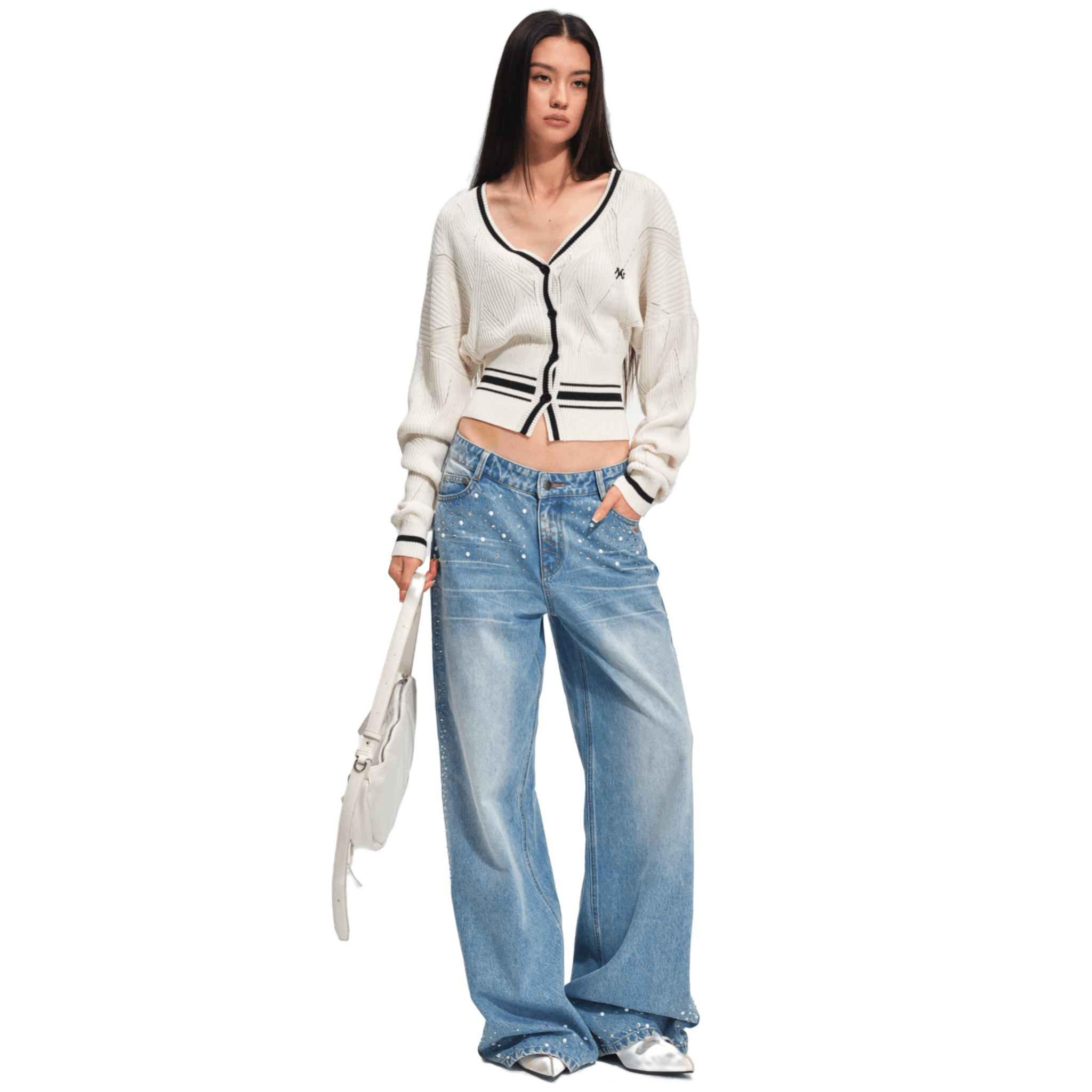 NAWS Newport Resort Knitwear in White | MADAX