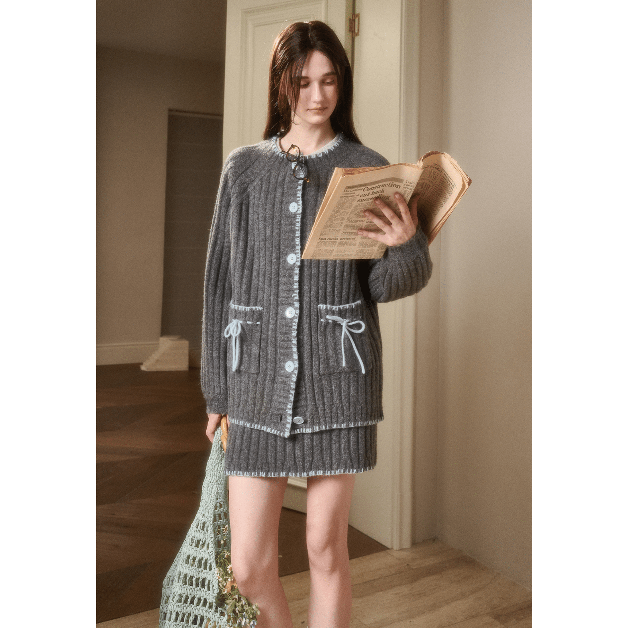 Group of Universe "North Latitude" Skirt in Gray | MADAX