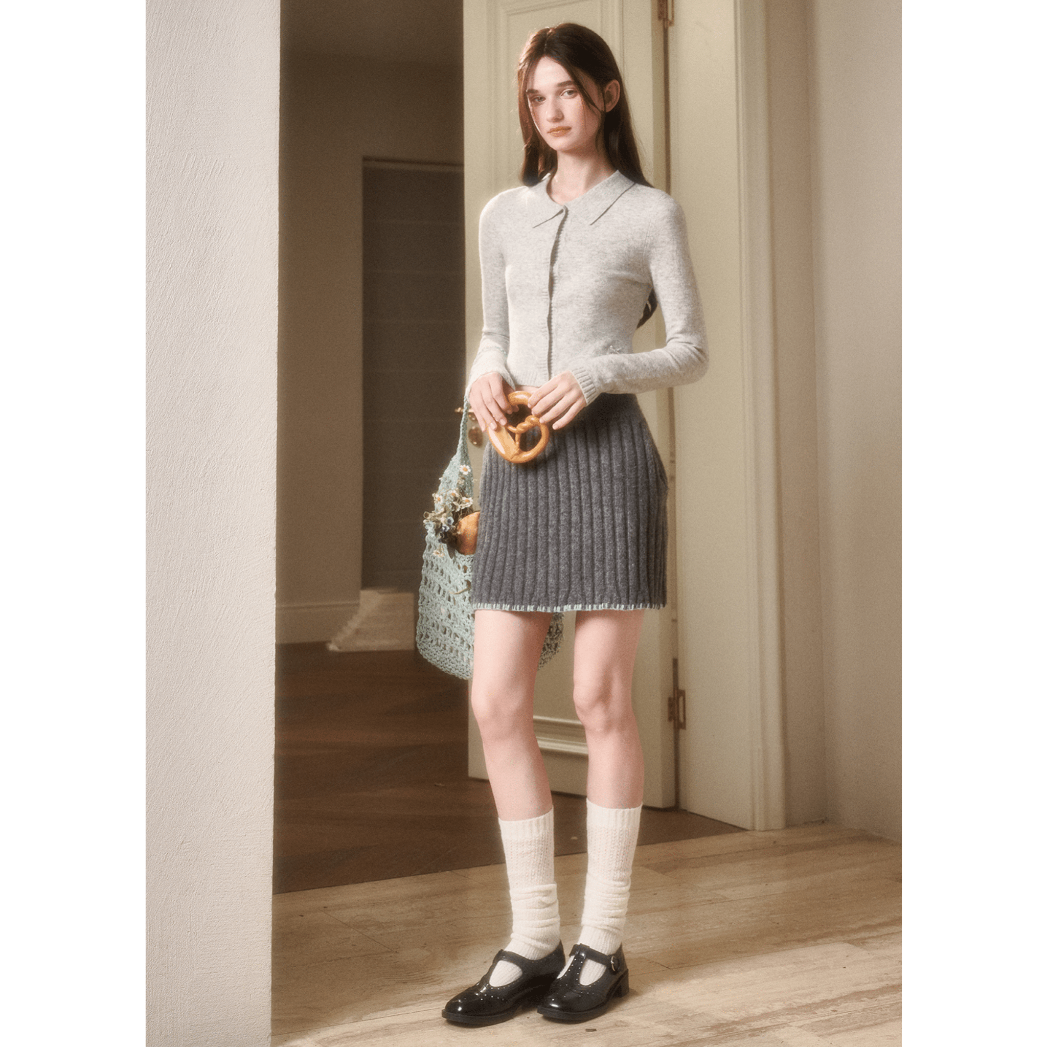 Group of Universe "North Latitude" Skirt in Gray | MADAX