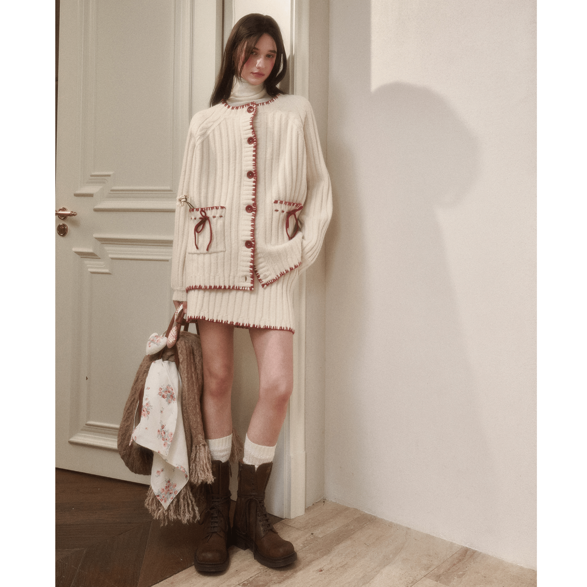 Group of Universe "North Latitude" Skirt in White | MADAX