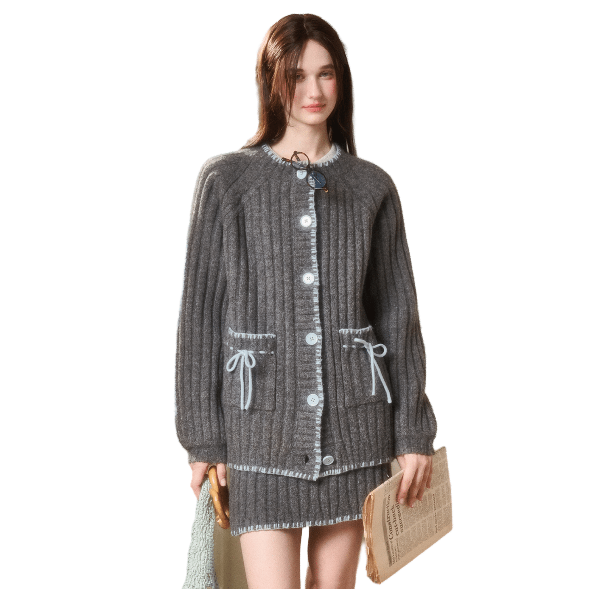 Group of Universe "North Latitude Wool" Sweater in Gray | MADAX