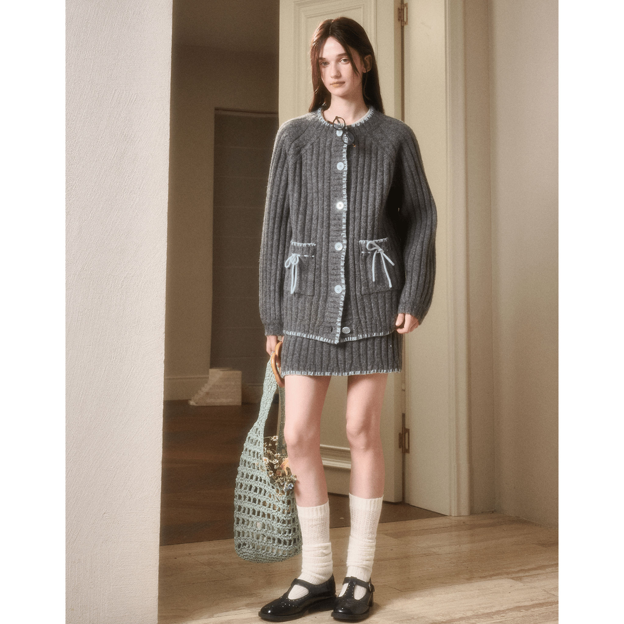 Group of Universe "North Latitude Wool" Sweater in Gray | MADAX