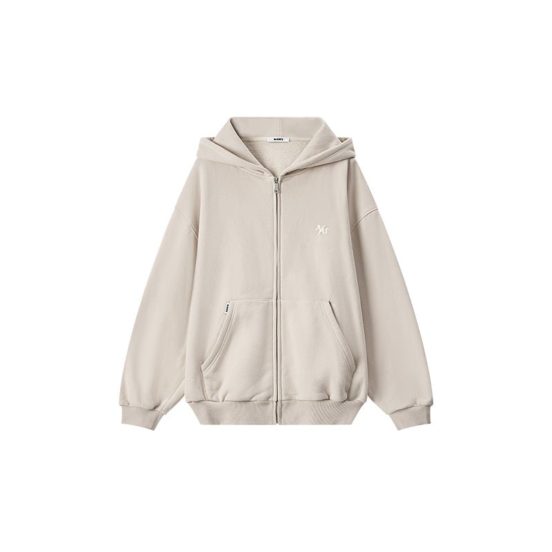 NAWS Oat Classic Zipper Hoodie | MADAX