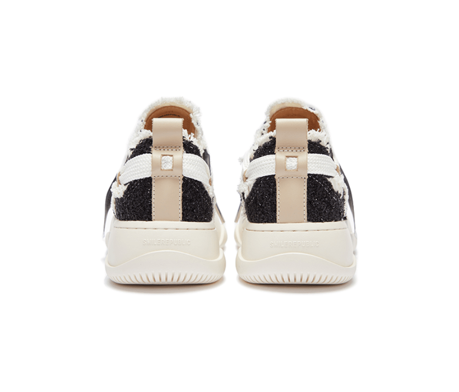 SMILEREPUBLIC Obsidian Low - top Interchangeable Open - mouthed Platform Shoes | MADAX