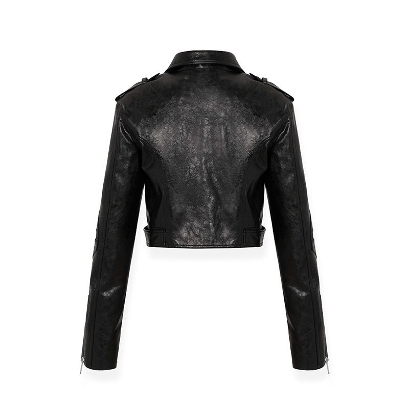 NAWS Oil Waxed Leather Jacket | MADAX