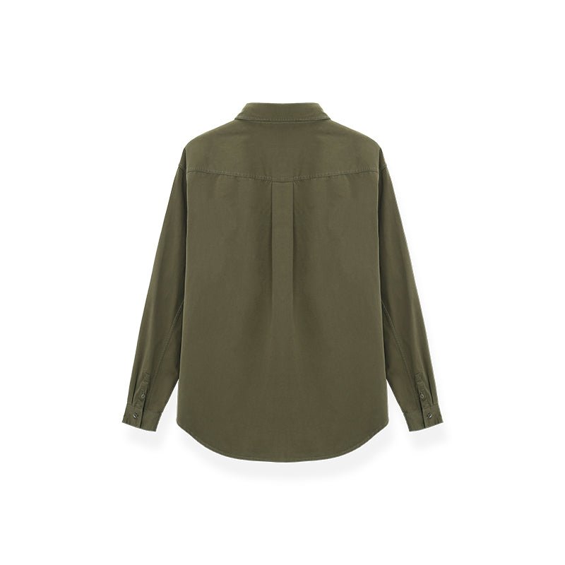 NAWS Olive Classic Washed Shirt | MADAX