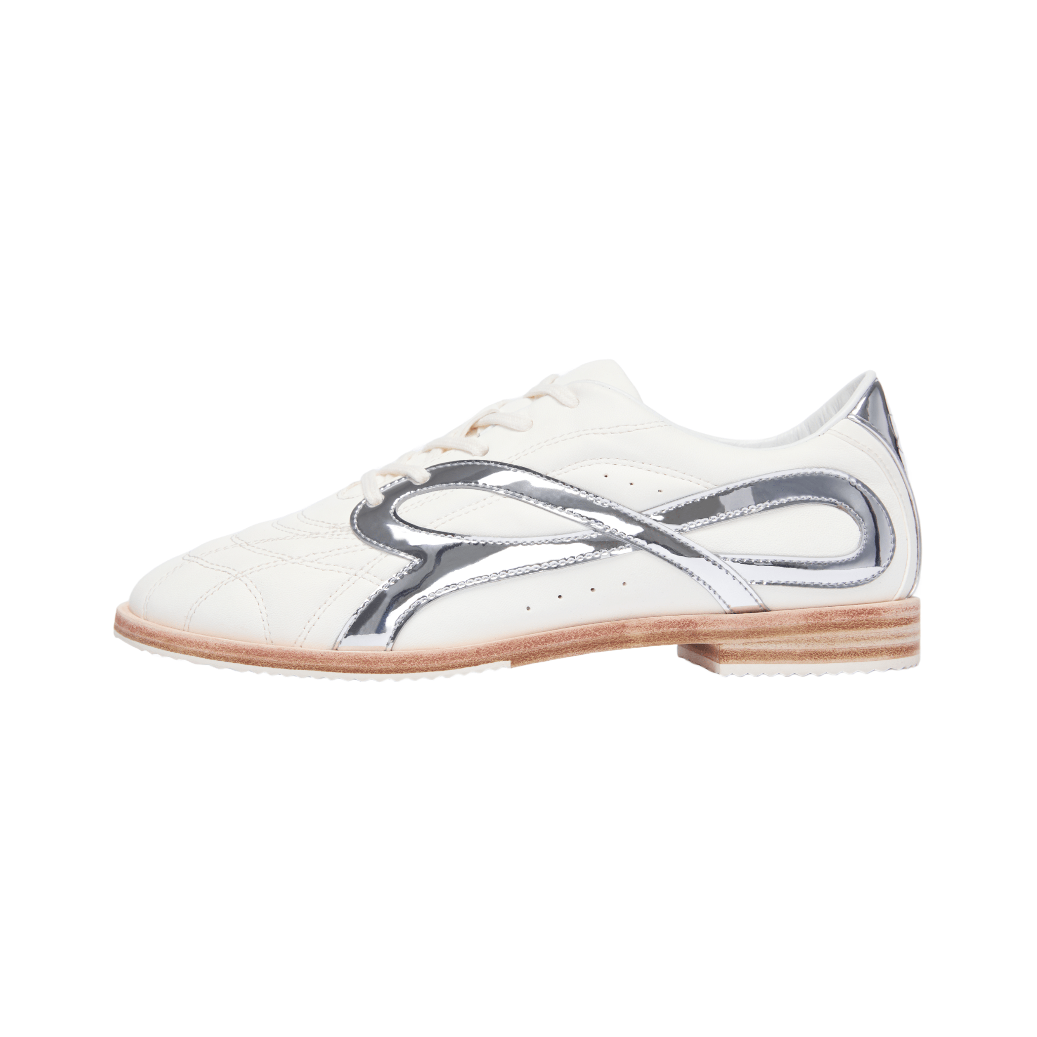 SMILEREPUBLIC Original White Bow Side Label Low - top Training Shoes | MADAX