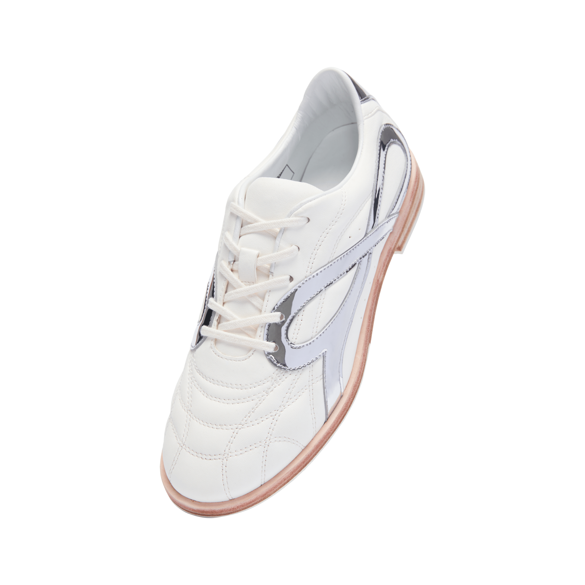 SMILEREPUBLIC Original White Bow Side Label Low - top Training Shoes | MADAX