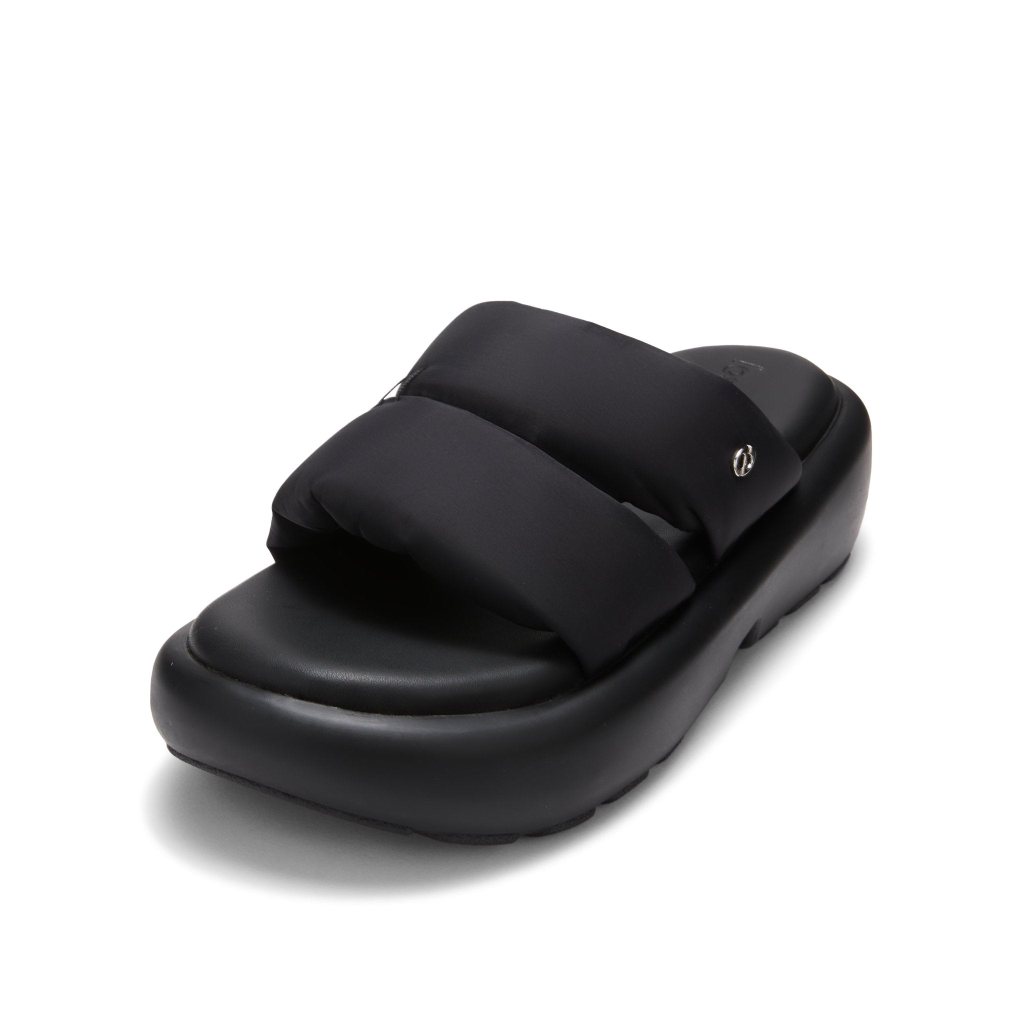 新品 CDLTOKYO Padded Platform Sandals Sサイズ Padded Souble-strap Platform Sandals in Black | MADAX
