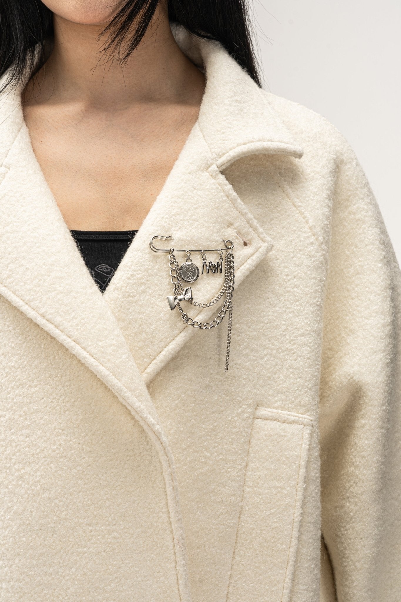 NAWS Paper - Clip Brooch with Multi - charms | MADAX