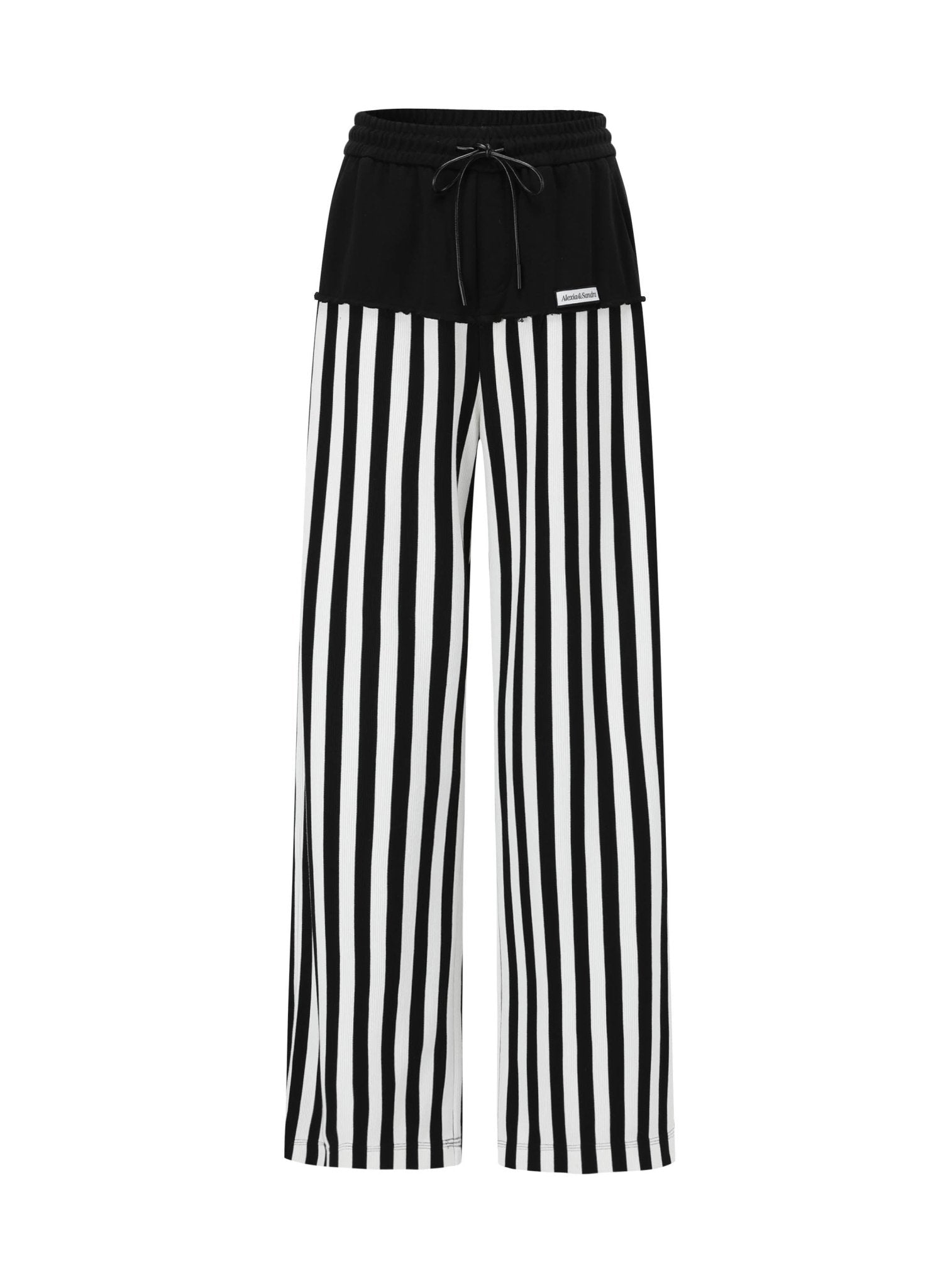 ALEXIA SANDRA Patchwork Striped Trousers | MADA IN CHINA