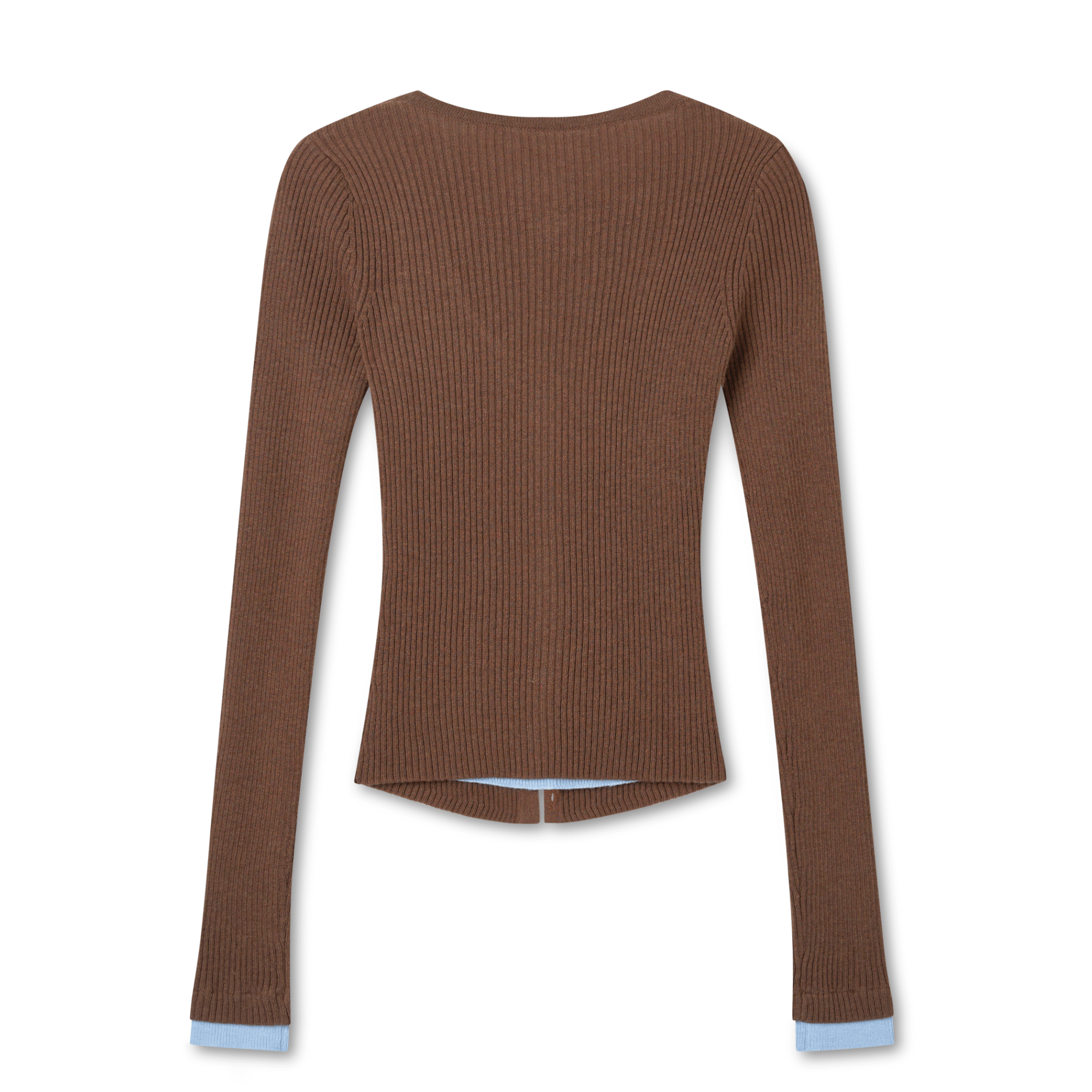 NAWS Perth Knit Top in Brown | MADAX