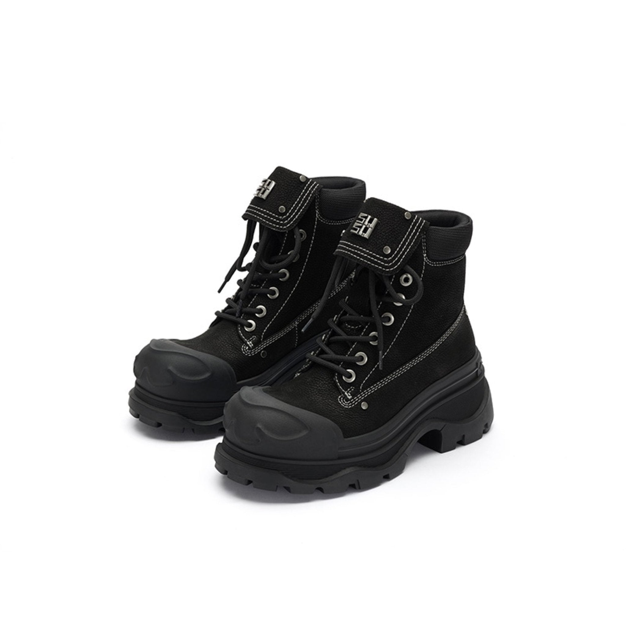 Sugar Su Phantom Butterfly Mechanical Sole Outdoor Casual Boots Black | MADAX