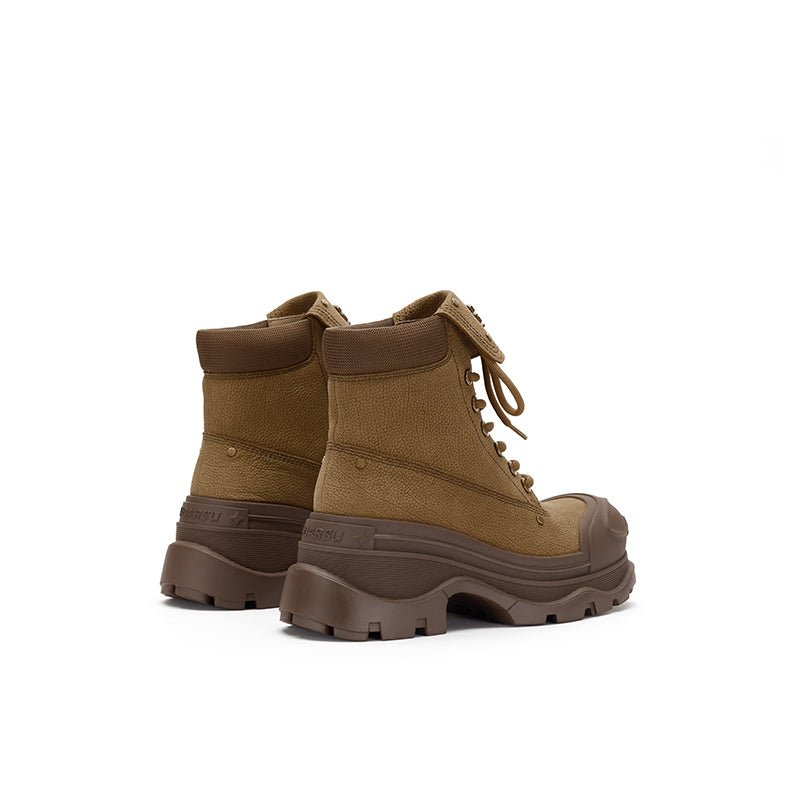 Sugar Su Phantom Butterfly Mechanical Sole Outdoor Casual Boots Brown | MADAX