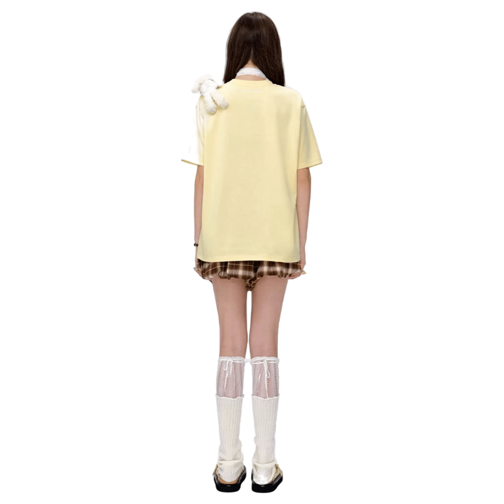 13DE MARZO Photo Exchange Short Sleeve in Yellow | MADAX