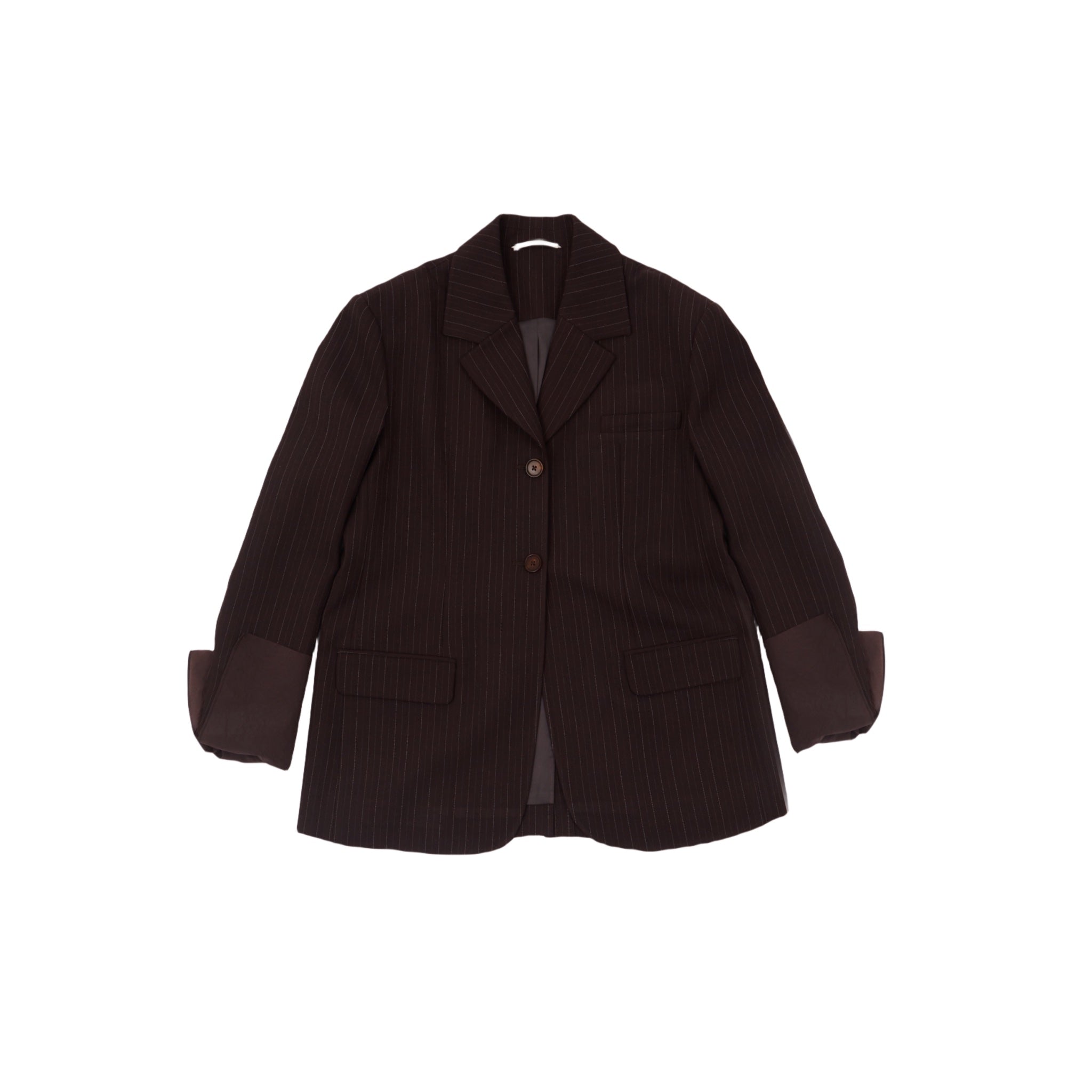 CPLUS SERIES Pin Stripe Blazer with Lapel | MADA IN CHINA