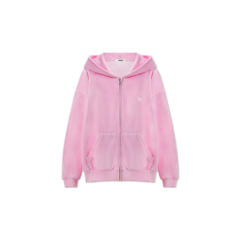 NAWS Pink Velvet hoodie | MADAX