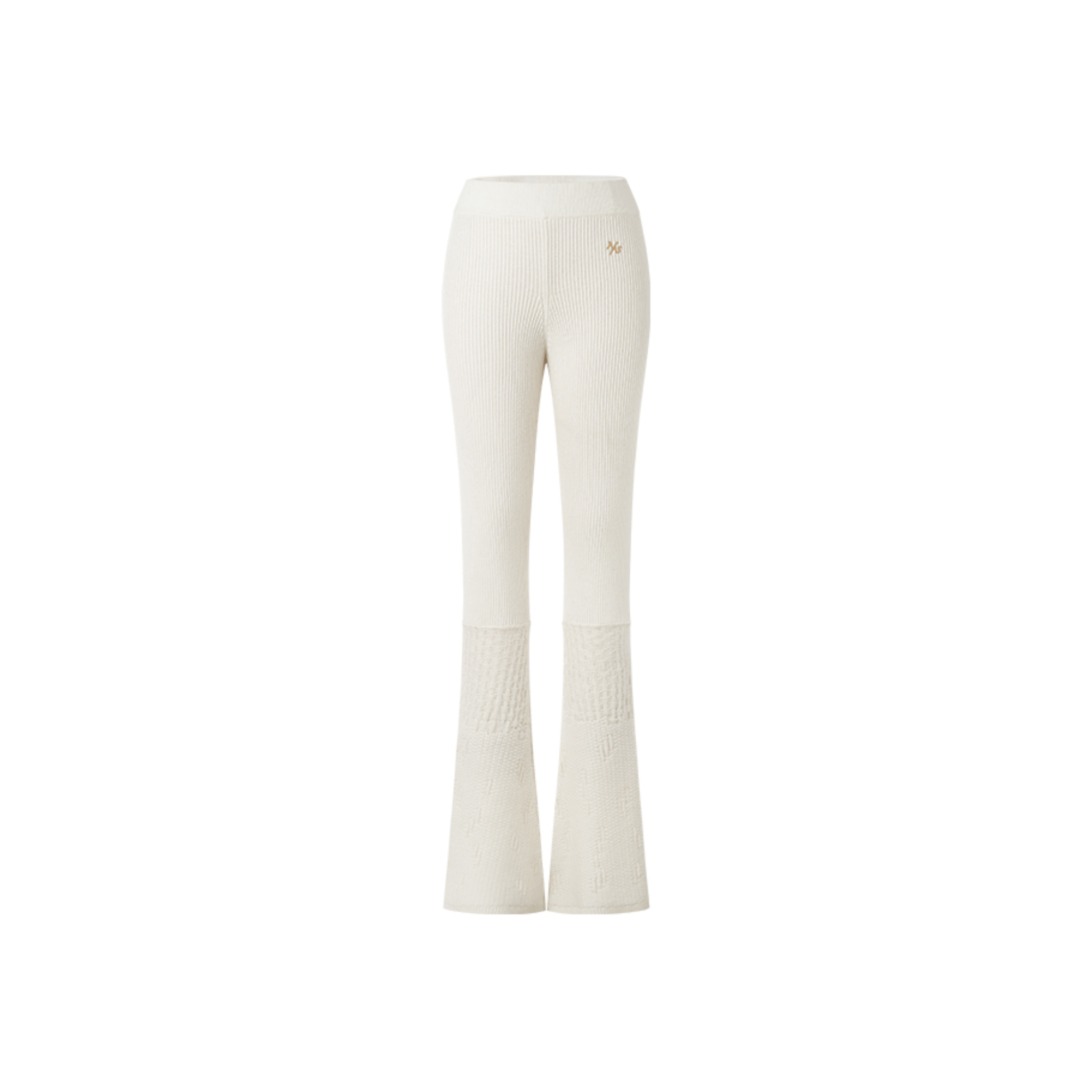 NAWS Polar Knitted Pants in White | MADAX