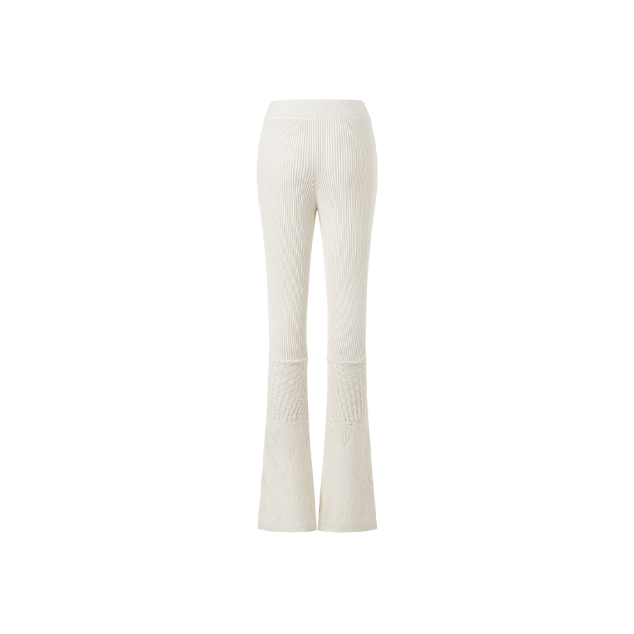 NAWS Polar Knitted Pants in White | MADAX