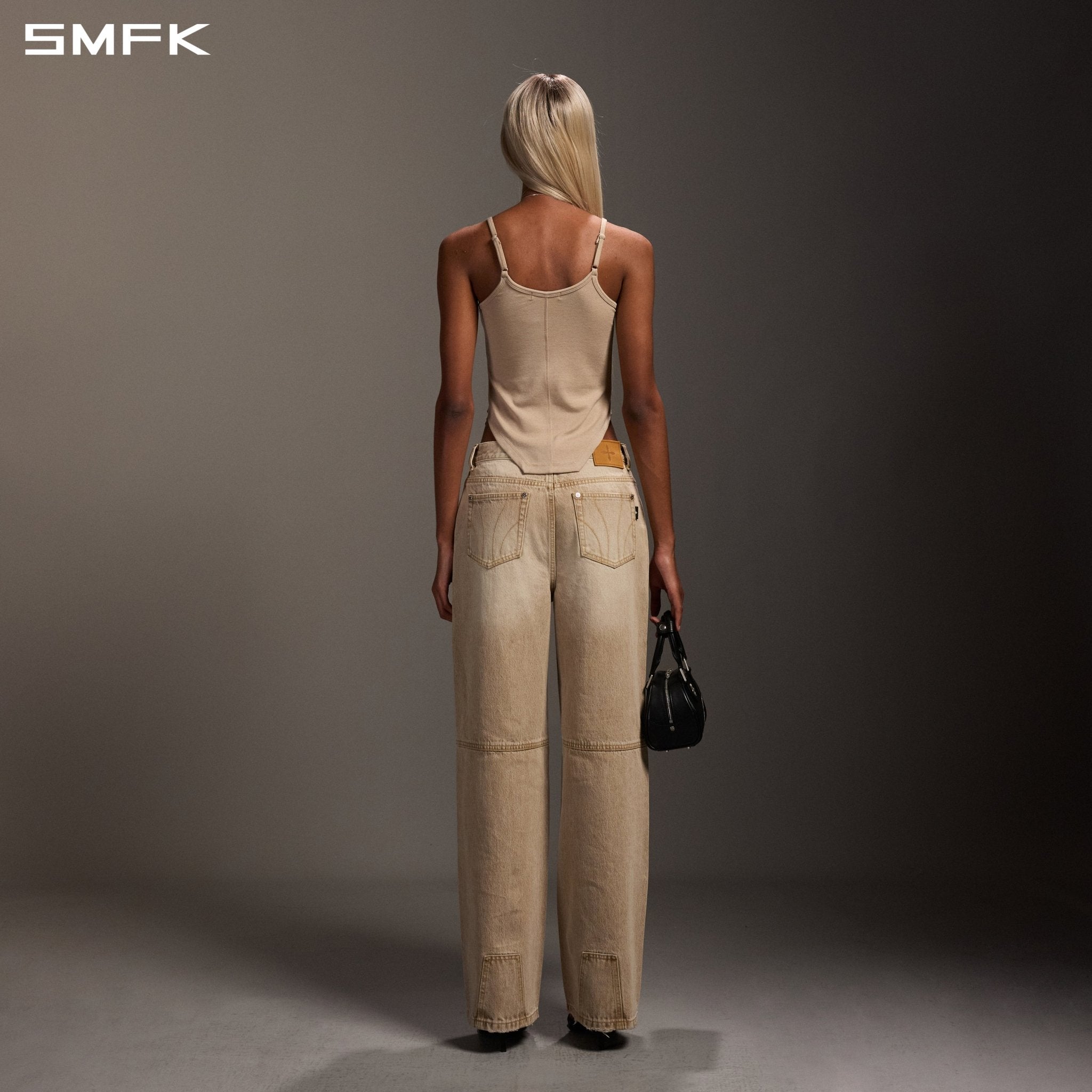 SMFK Polygonal Short Strap Skin Tone | MADAX