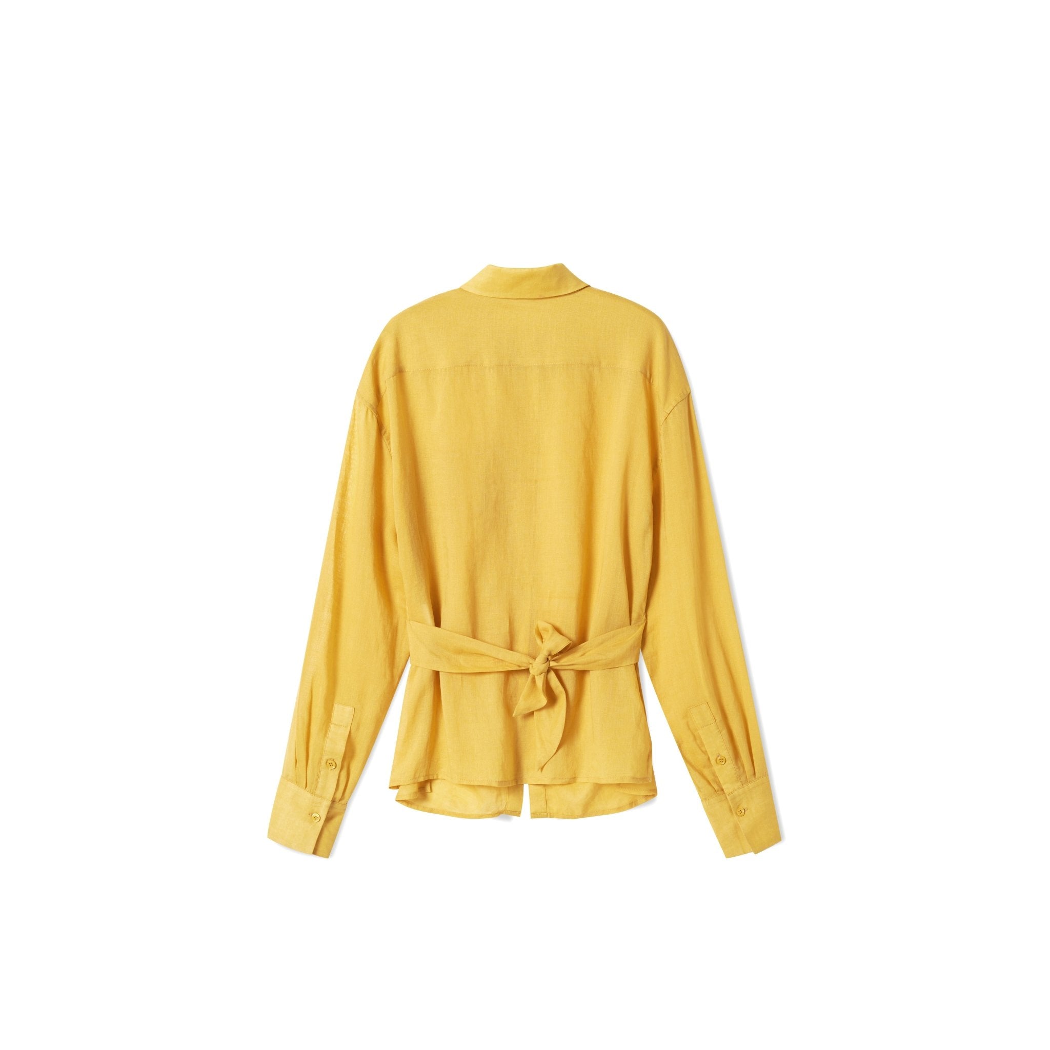 NAWS Pony Knot-Front Yellow shirt | MADAX