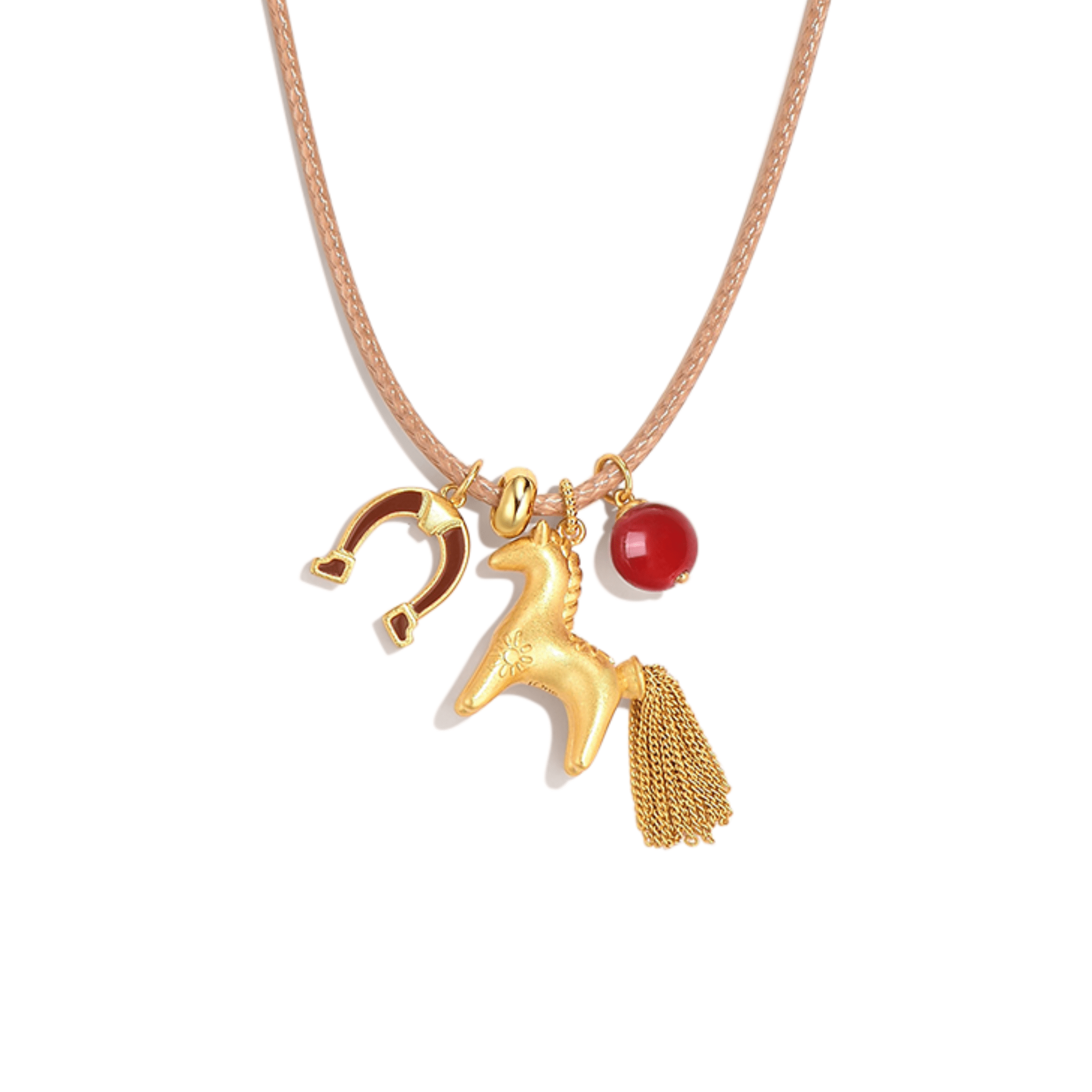 ToneTale Pony Sannido Pendant Necklace 18K Gold | MADAX