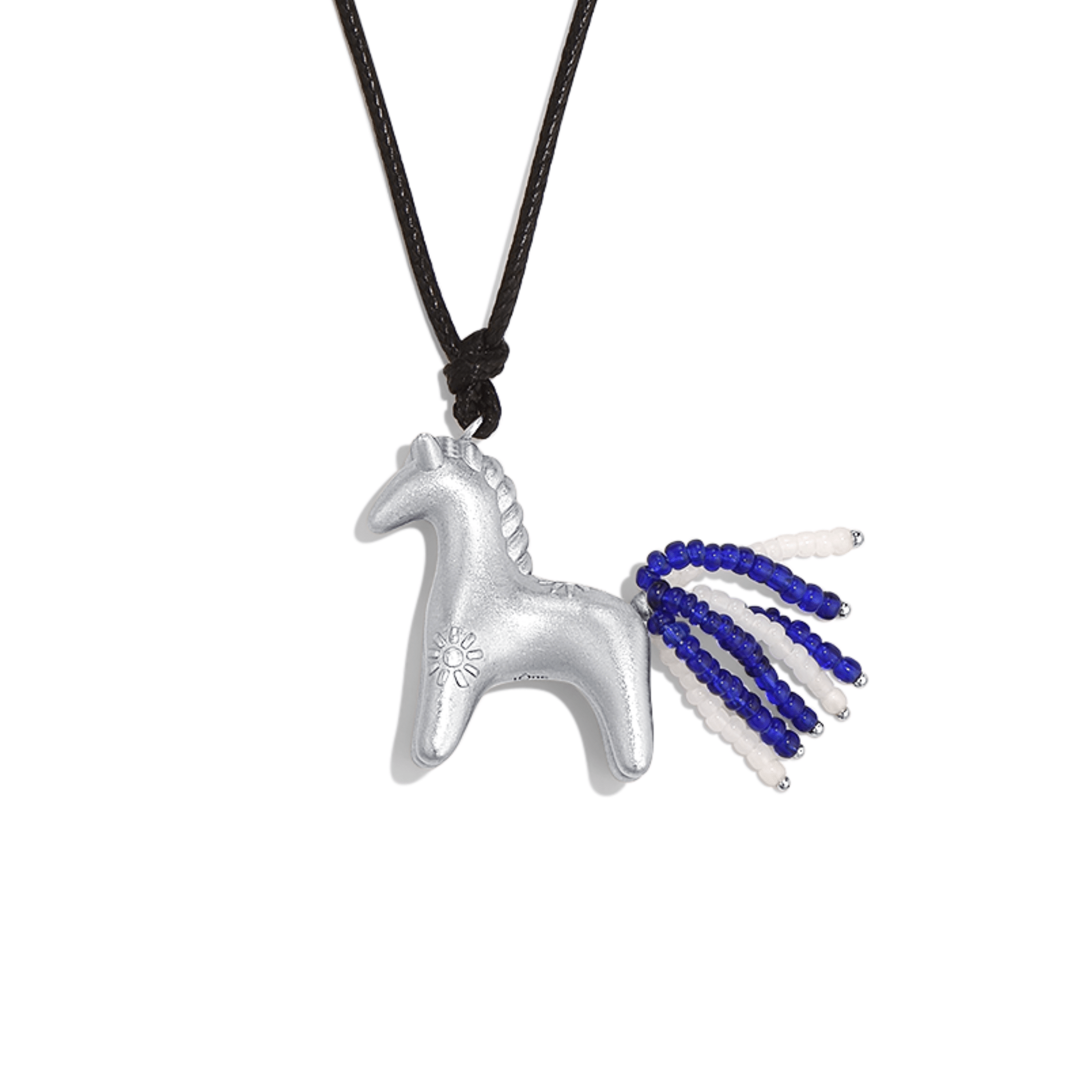 ToneTale Pony Sunny Long Necklace White Gold | MADAX