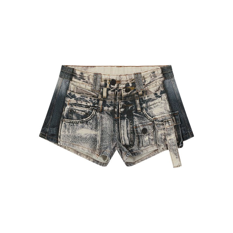 NAWS Printed Denim Short | MADAX