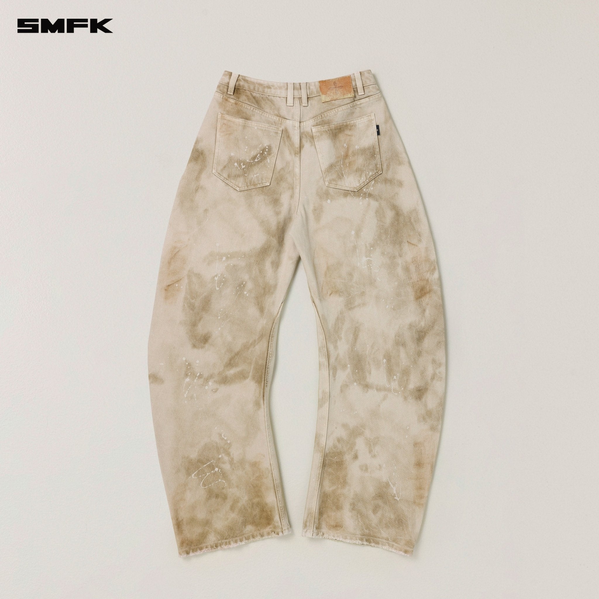 SMFK Rage Wild Arc Denim Pants In Wild Brown | MADAX
