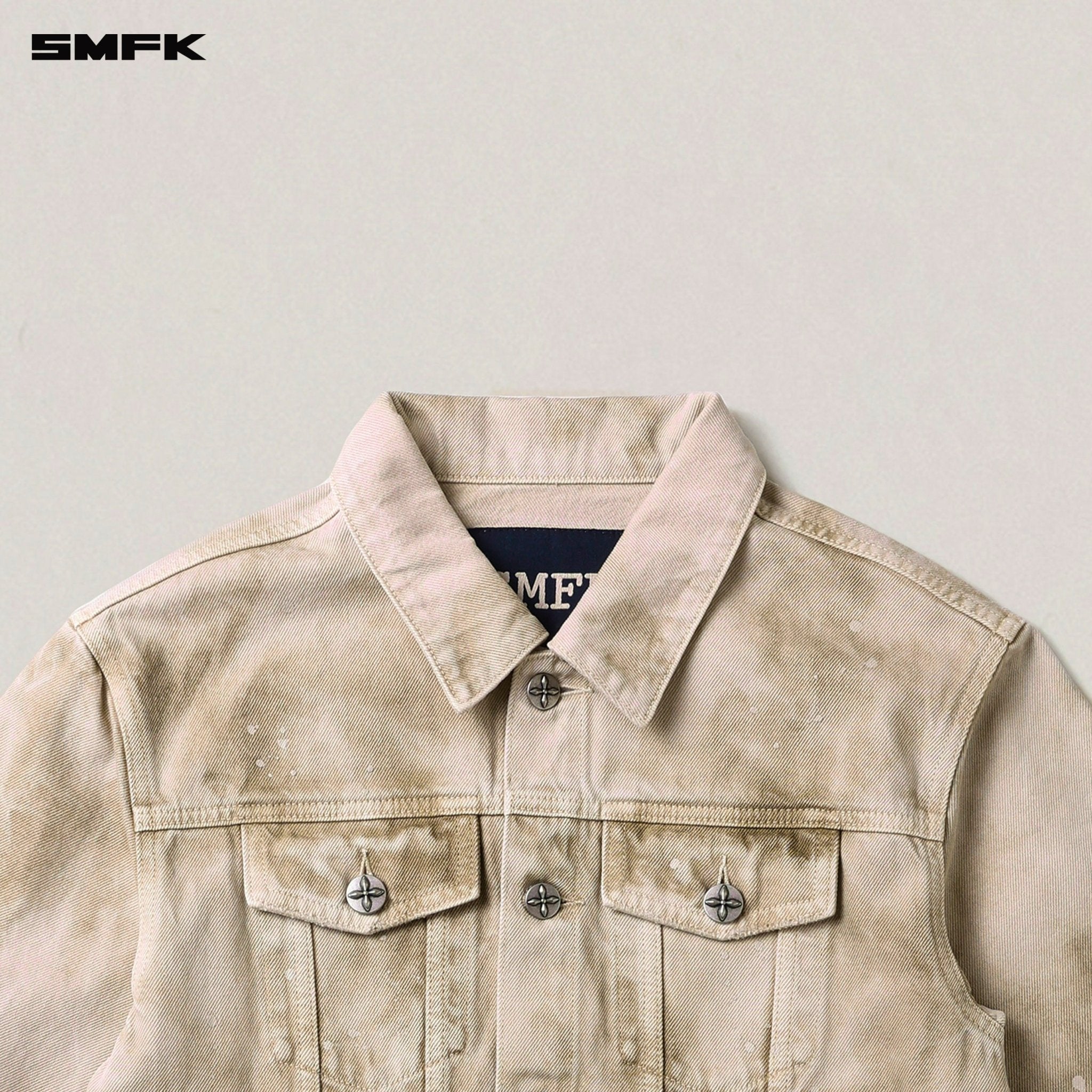 SMFK Rage Wild Denim Jacket In Brown | MADAX