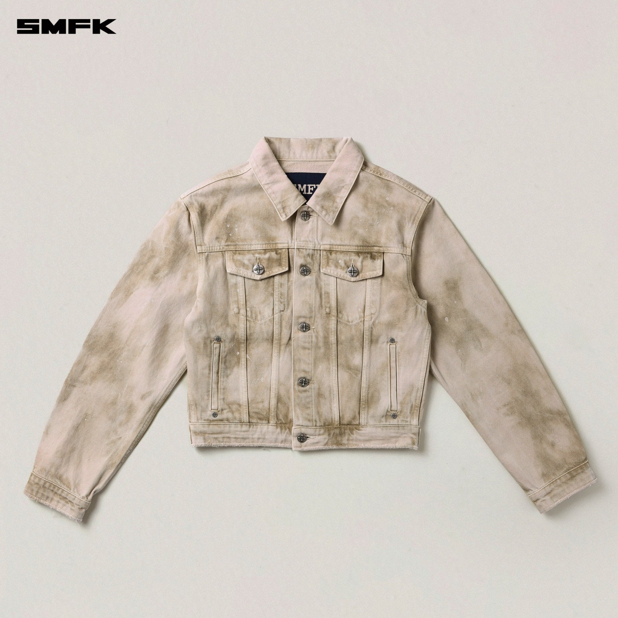 SMFK Rage Wild Denim Jacket In Brown | MADAX