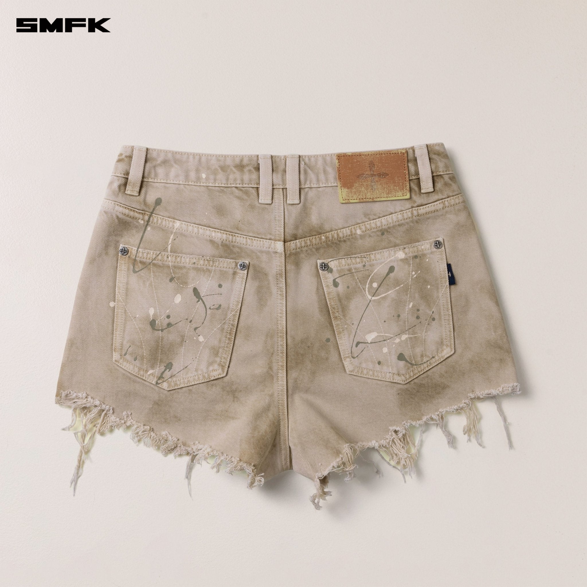 SMFK Rage Wild Denim Shorts In Brown | MADAX