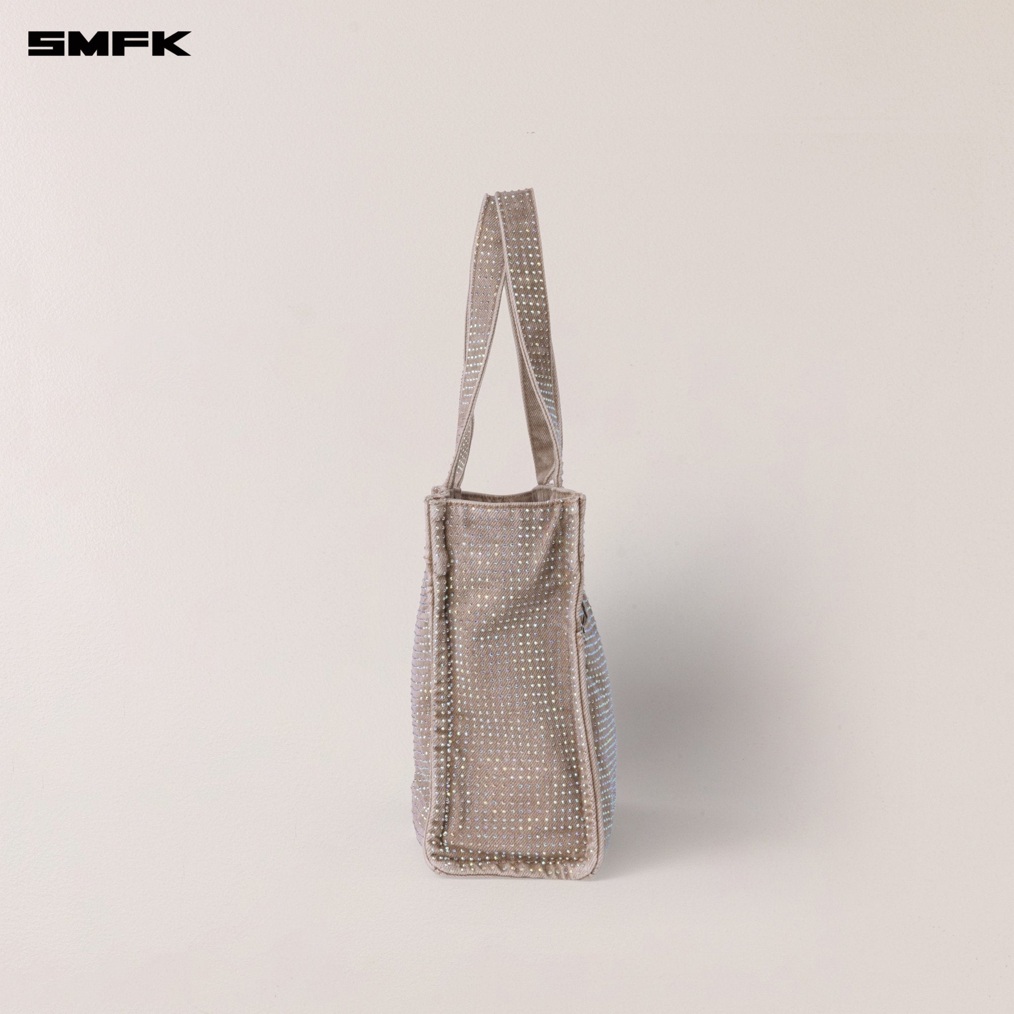 SMFK Rage Wild Diamond Denim Tote In Earth Tone (Medium) | MADAX