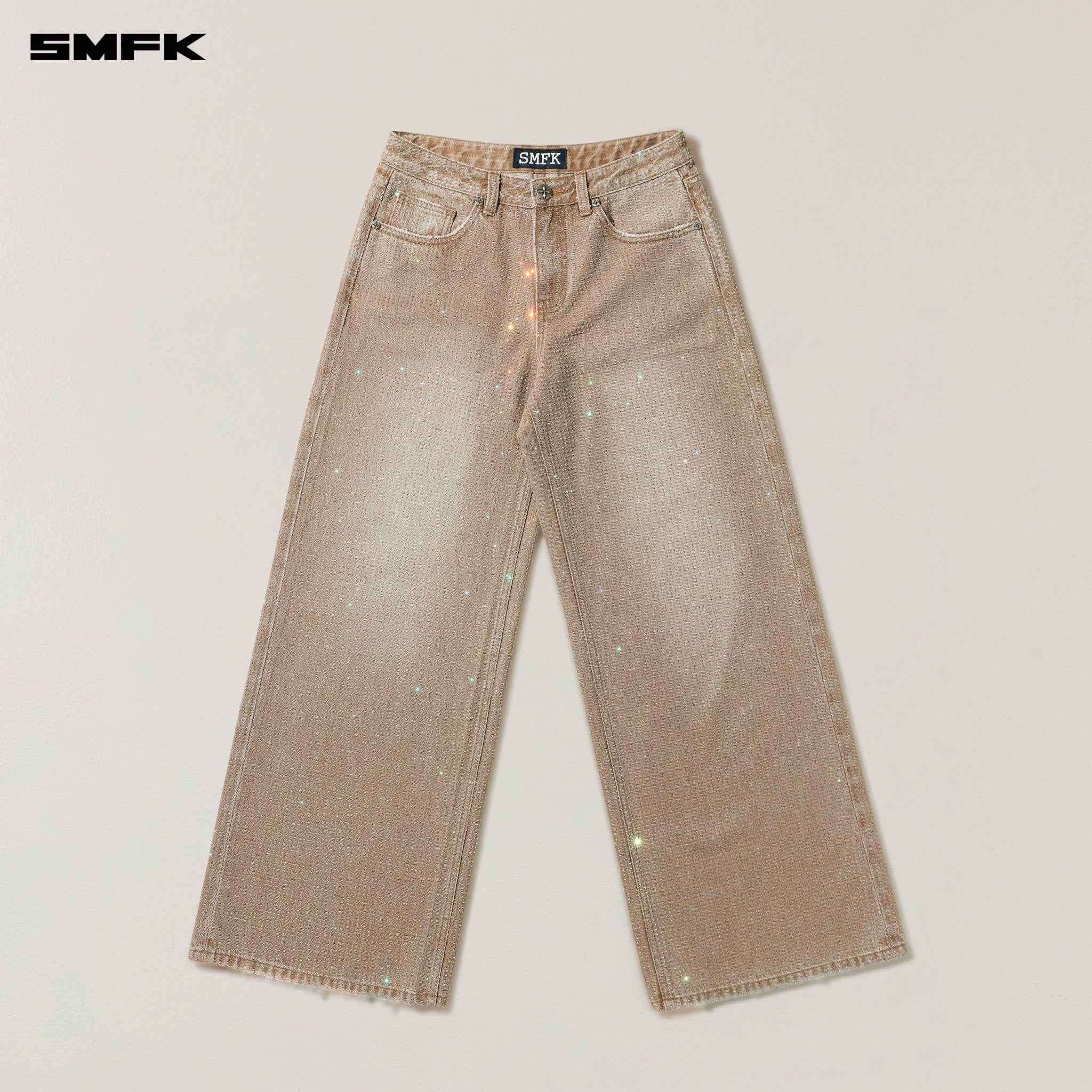 SMFK Rage Wild Diamond Tower Denim Pants In Wild Diamond | MADAX