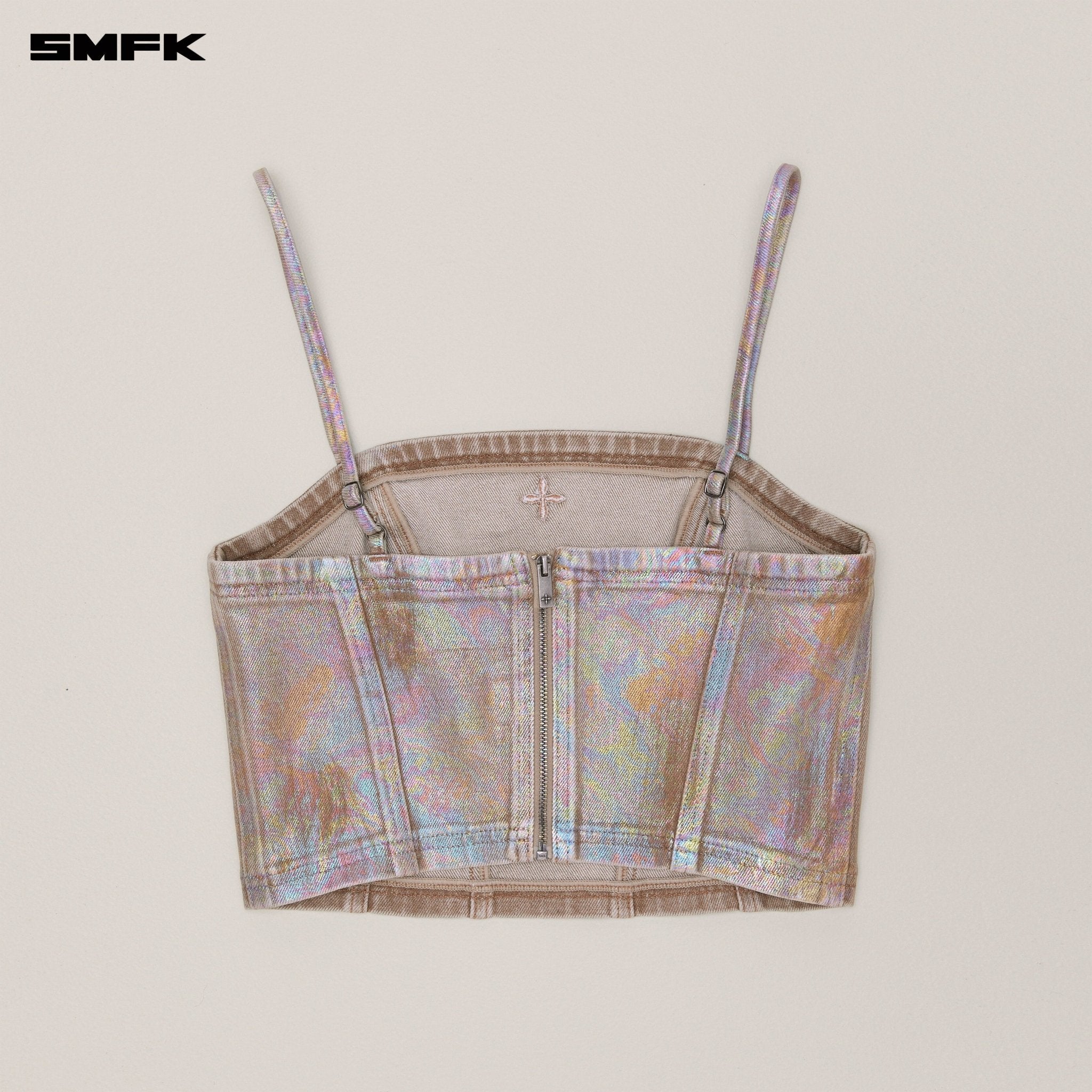 SMFK Rage Wild Fantasy Denim Camisole In Iridescent | MADAX