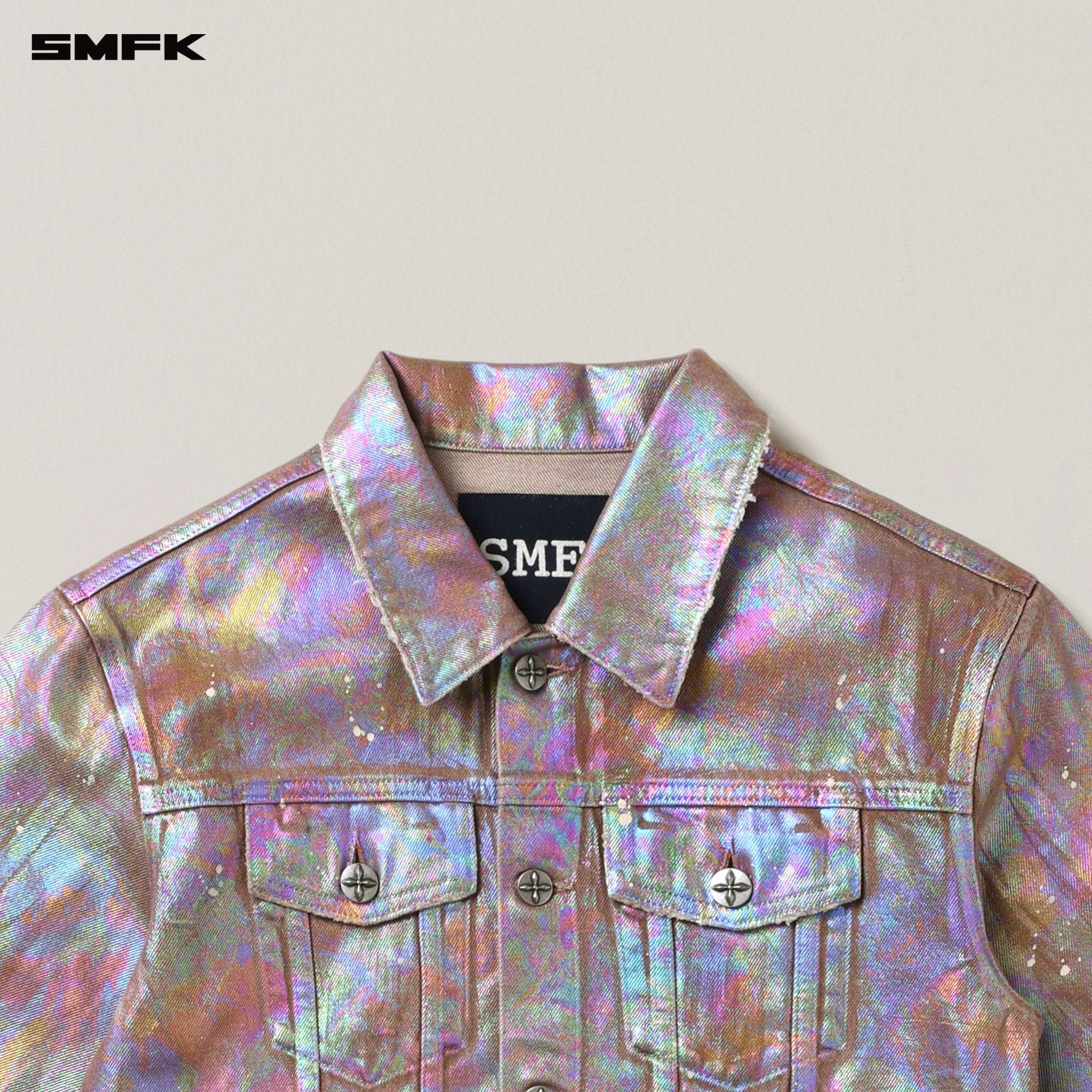 SMFK Rage Wild Fantasy Denim Jacket In Fantasy | MADAX